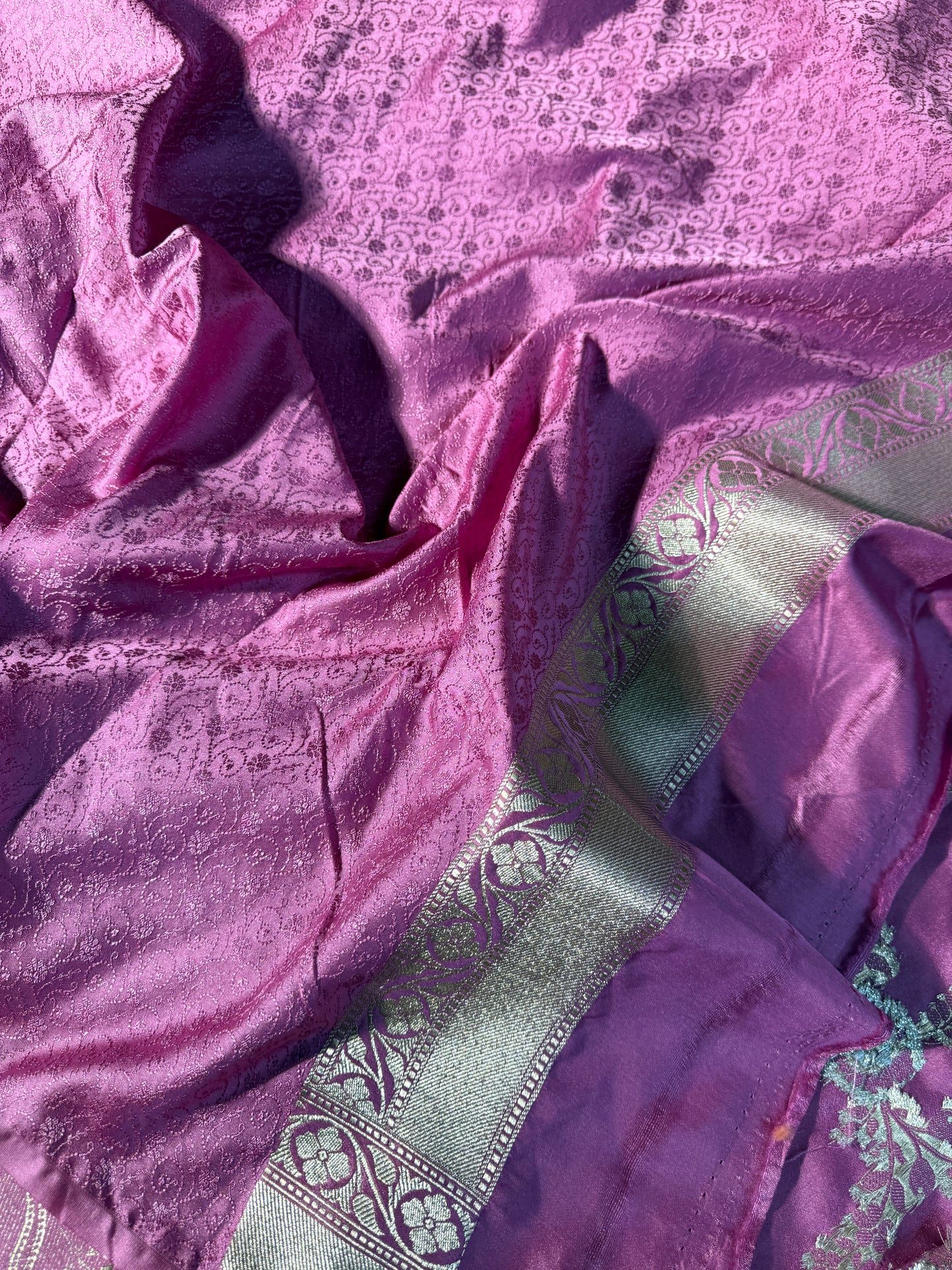 Premium Banarasi Mashru katan silk saree MK174