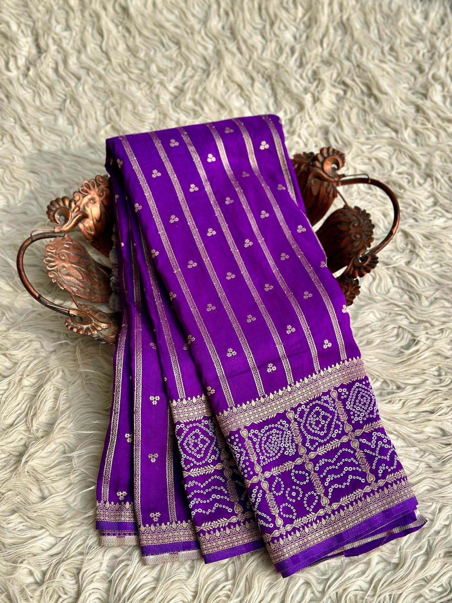 Banarasi Crep georgette silk saree CR109