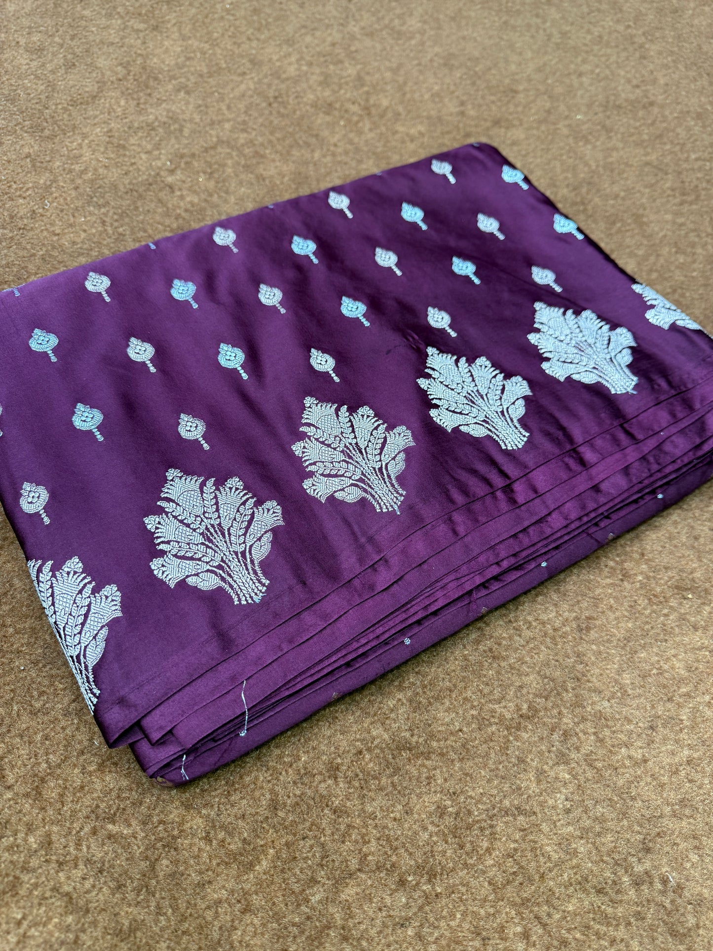 Karwa Chaut special Mashru katan silk saree MK154