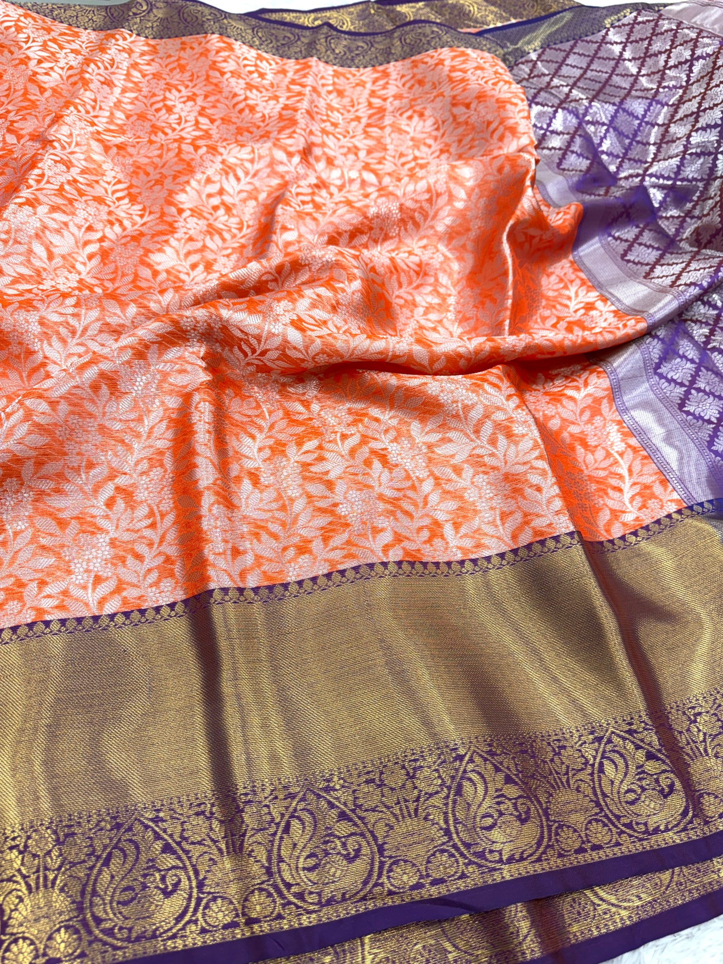 Banarasi semi katan silk saree KS101