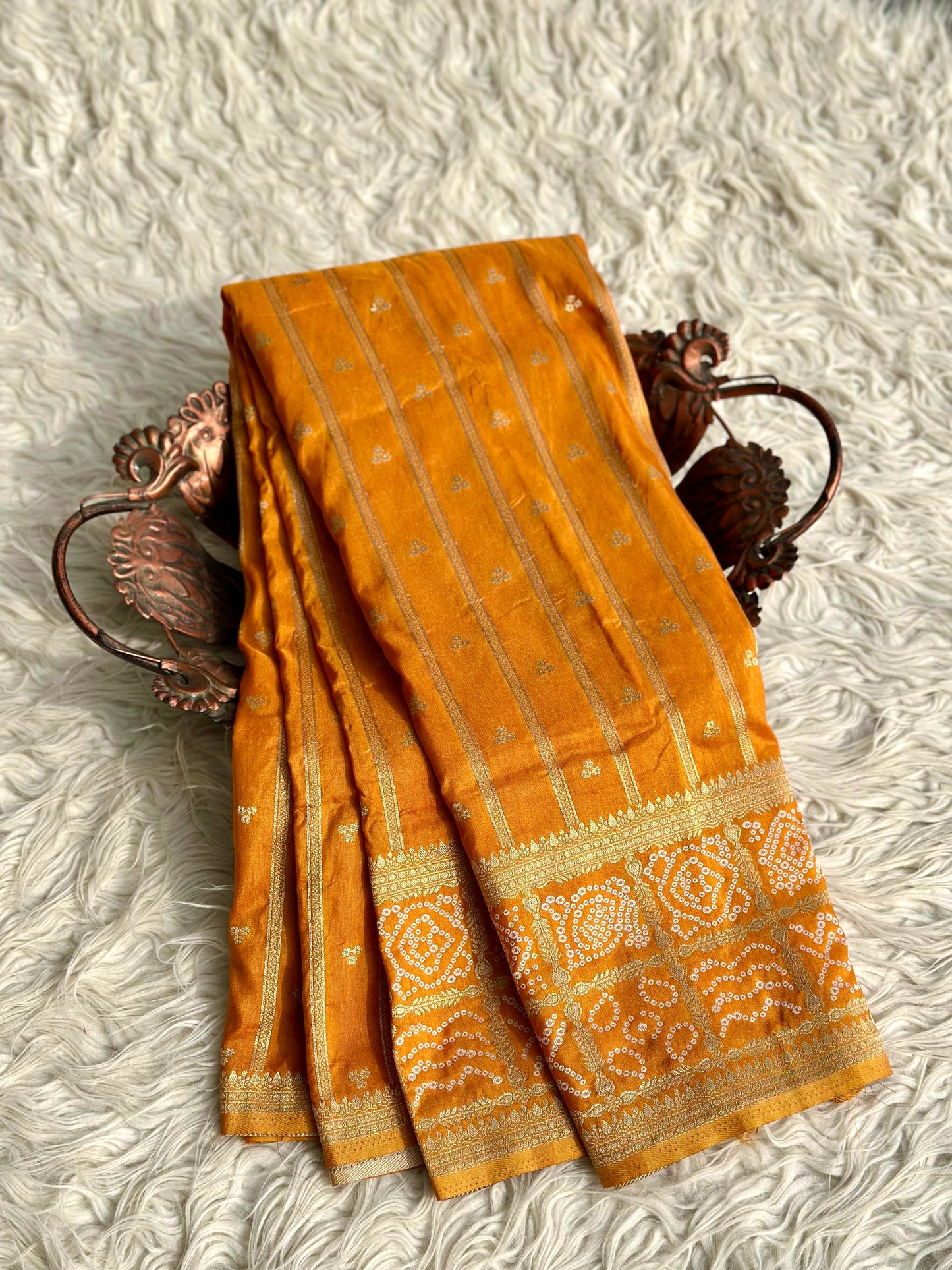 Banarasi Crep georgette silk saree CR109