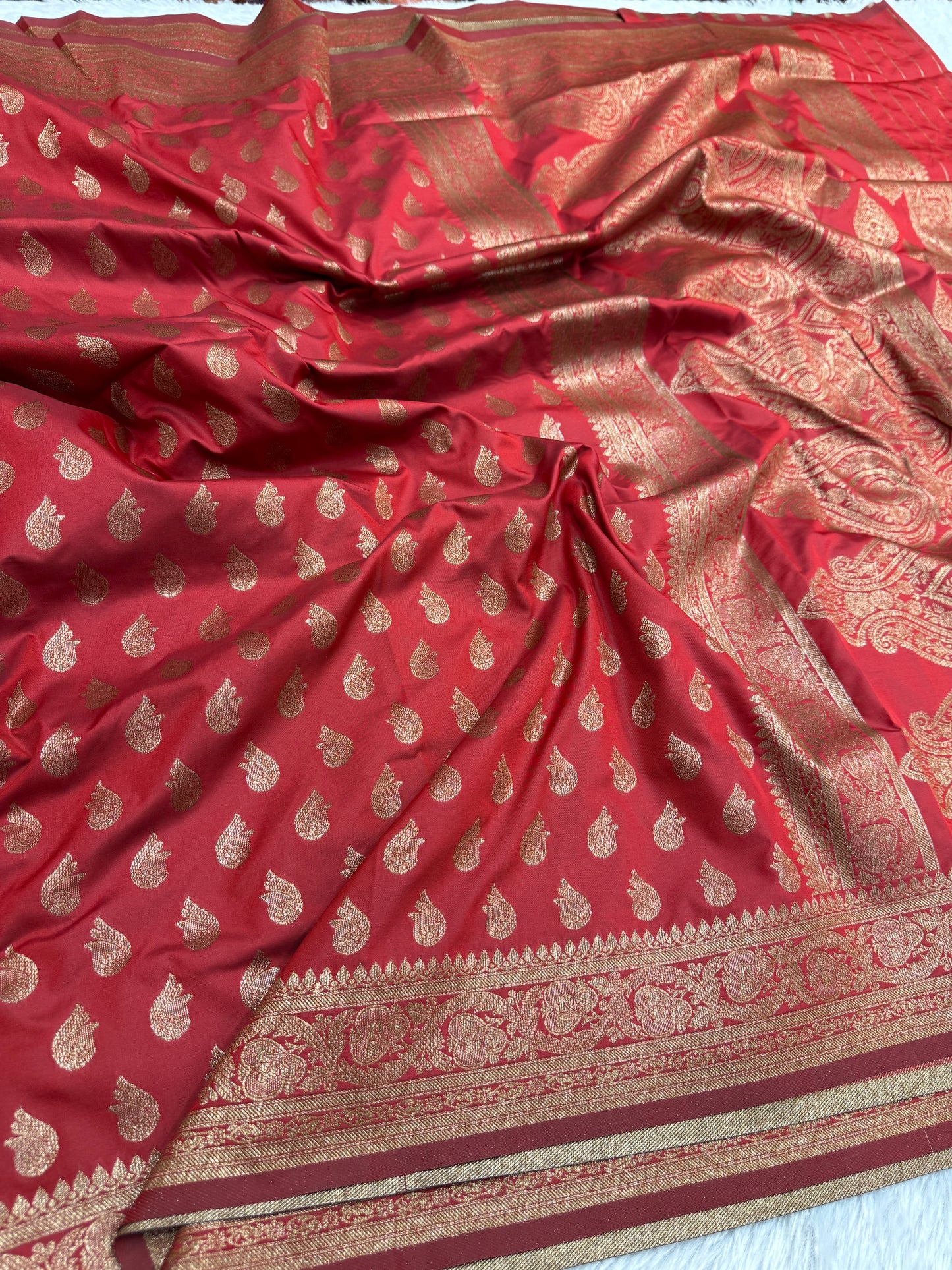 Banarasi semi katan silk saree