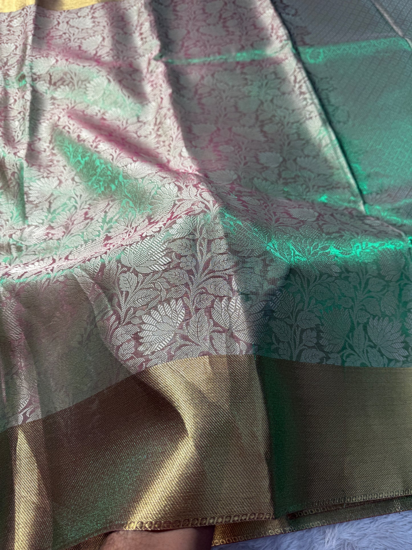 Nita Mam Inspired Kaniivaram tissue silk saree KT101