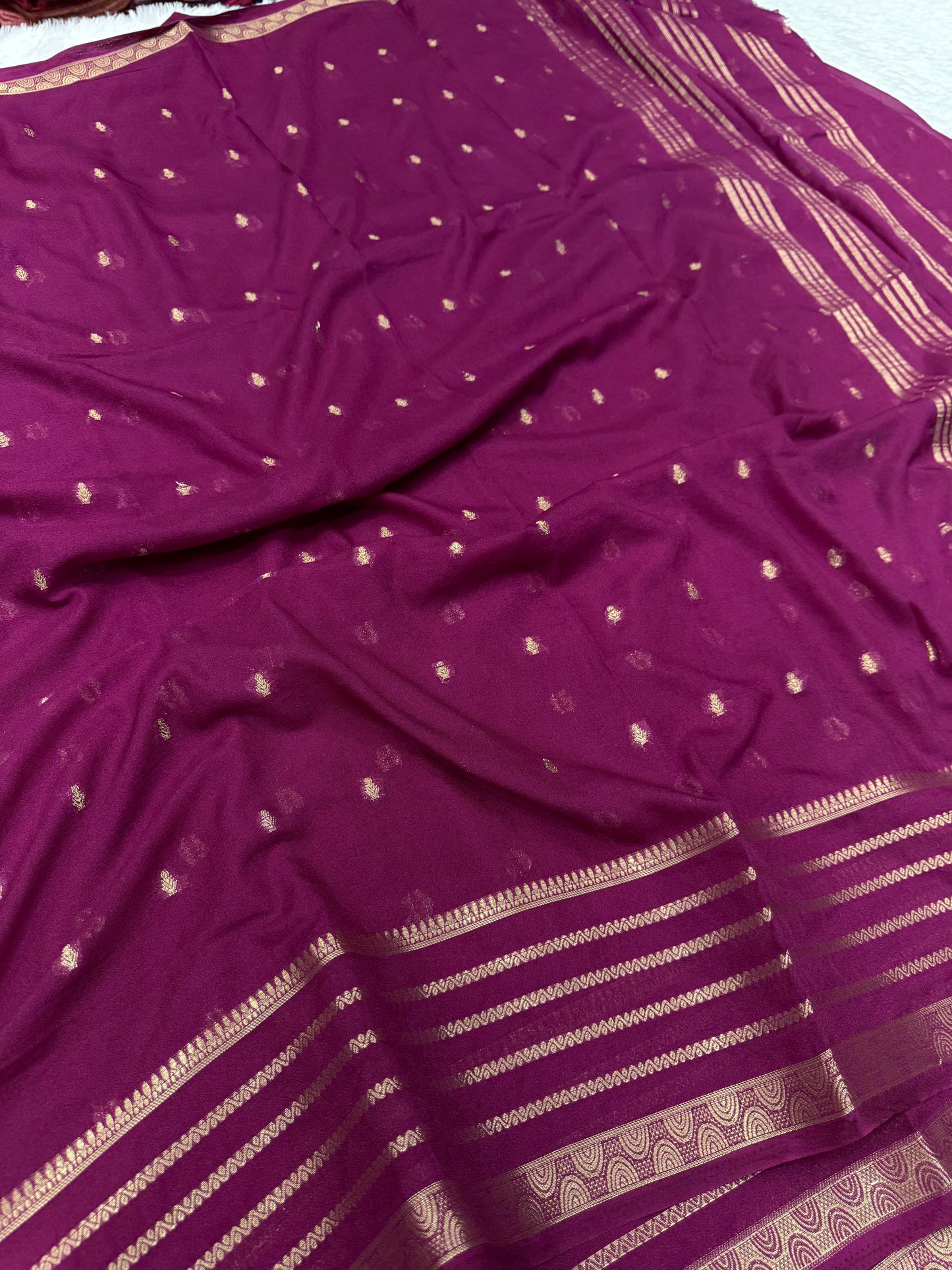 Banarasi georgette silk saree