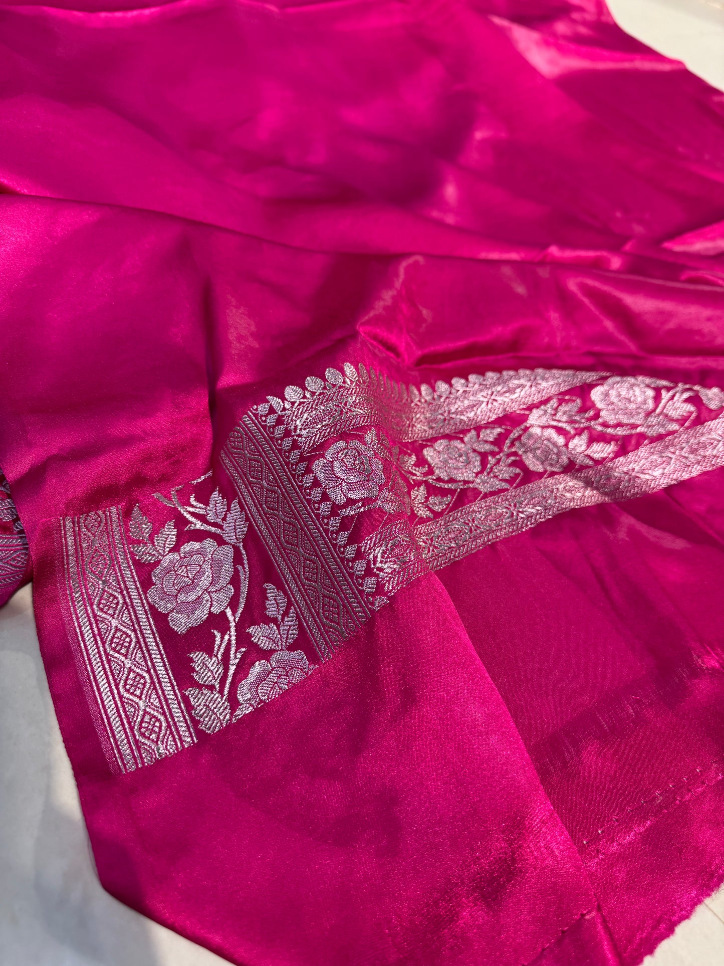 Premium Banarasi Mashru katan silk saree MK183
