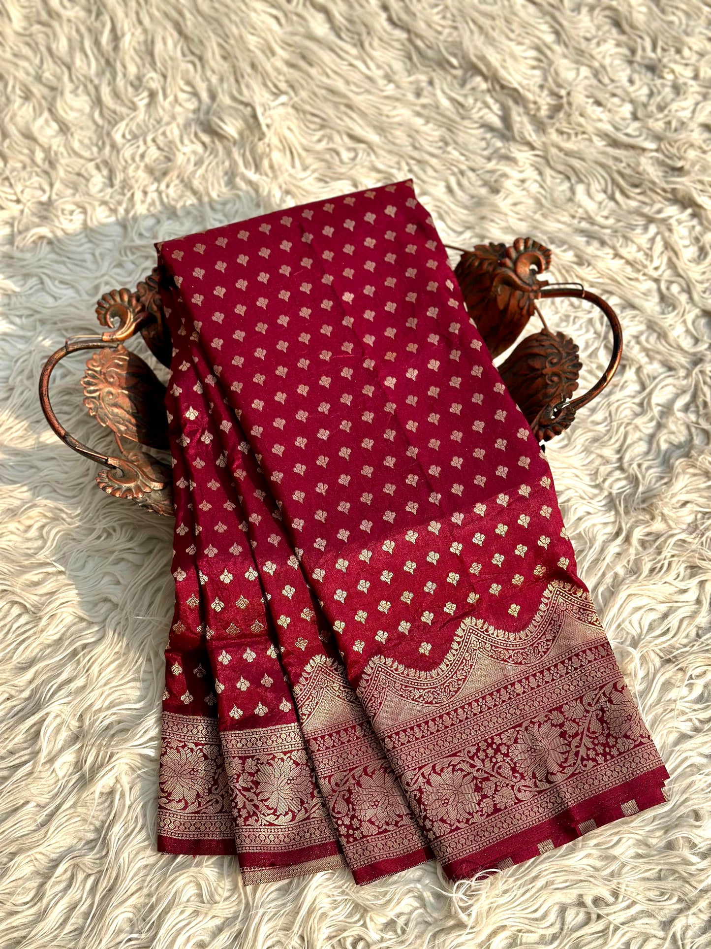 Banarasi Crep silk saree CR111