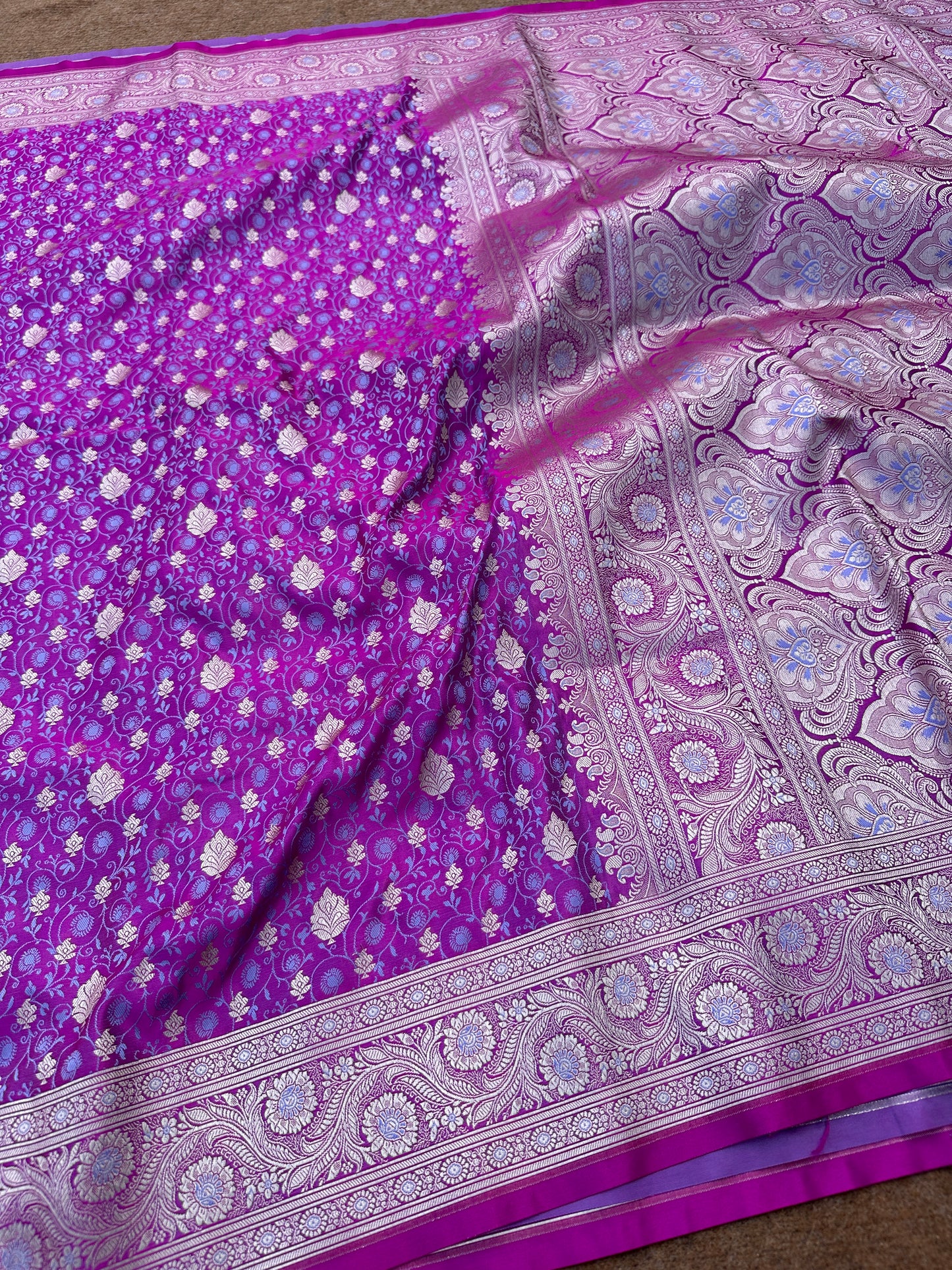 Banarasi mashru katan silk saree. Mk103