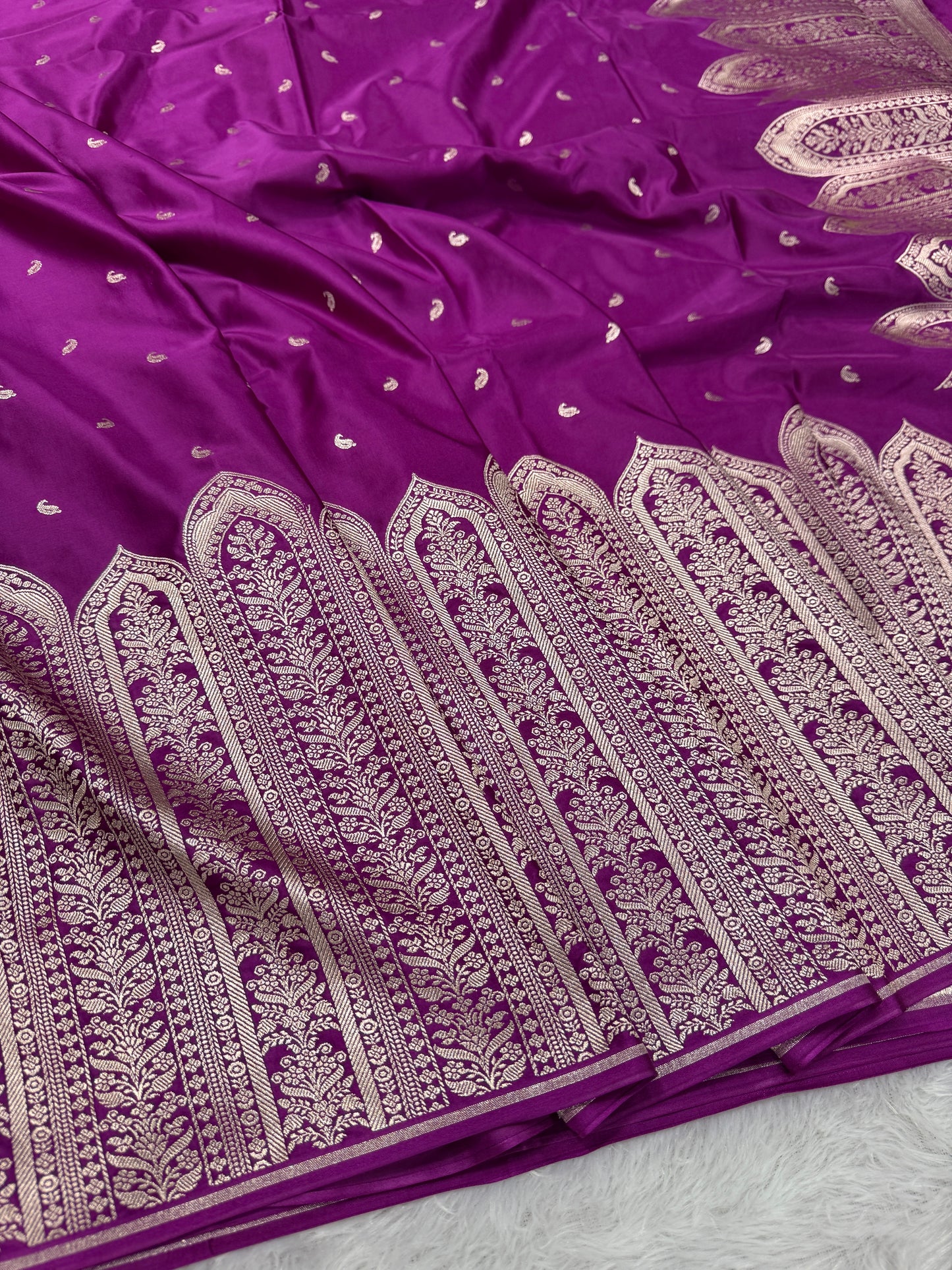 Premium Banarasi Mashru katan silk saree MK189