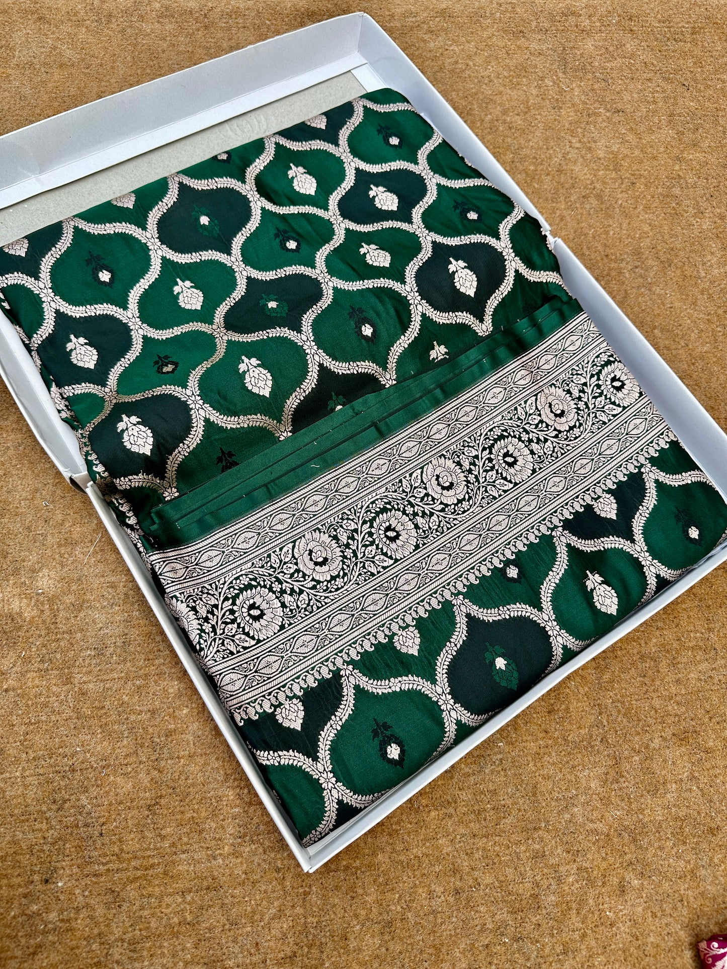 Banarasi mashru katan silk saree. MK106