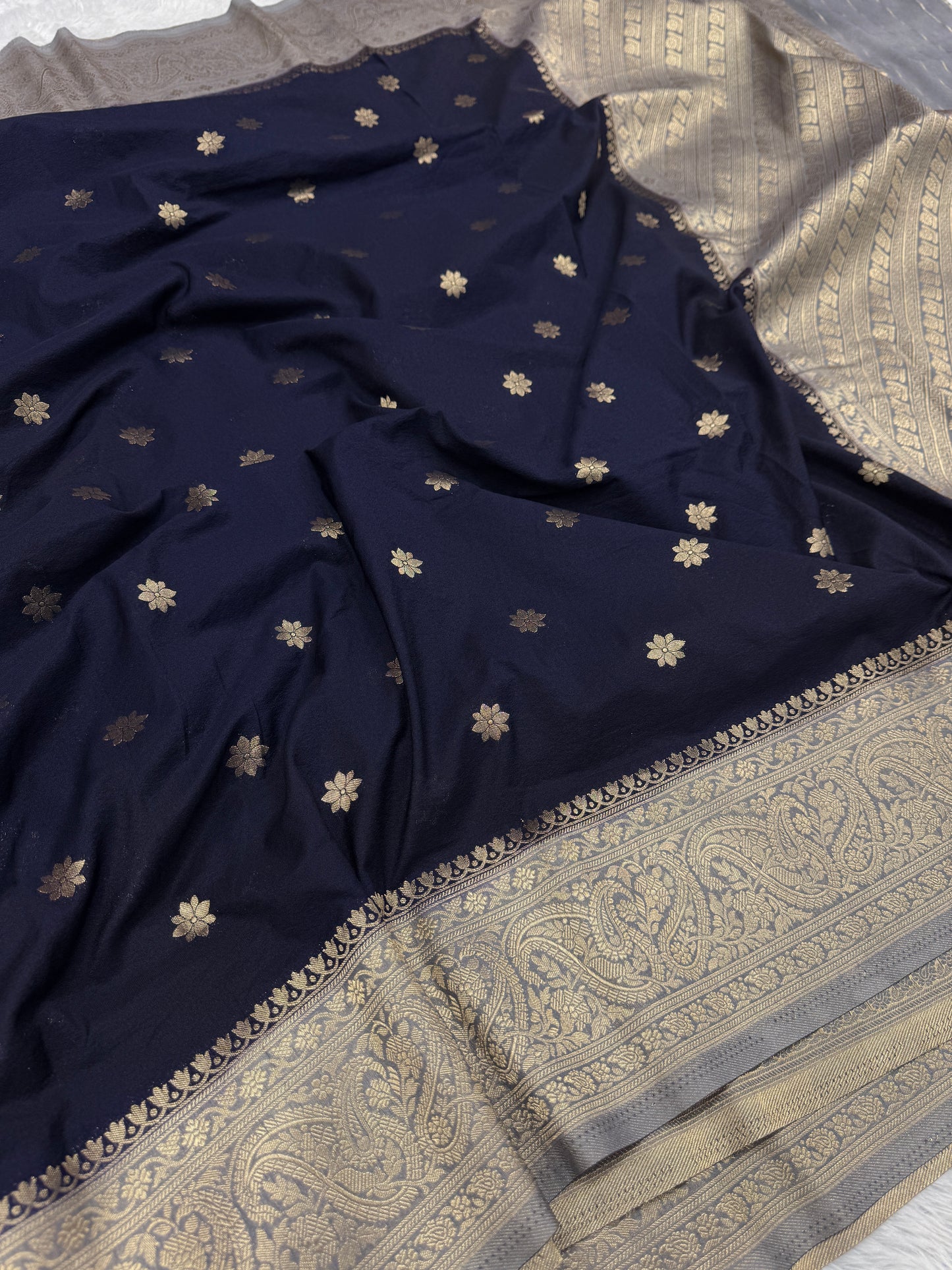 Banarasi georgette silk saree