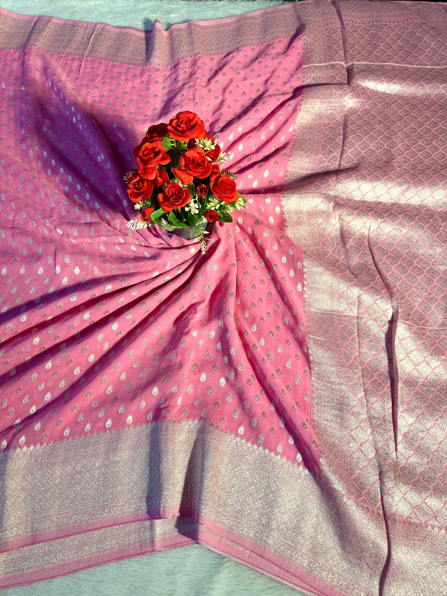 Banarasi pure viscos georgette VG101