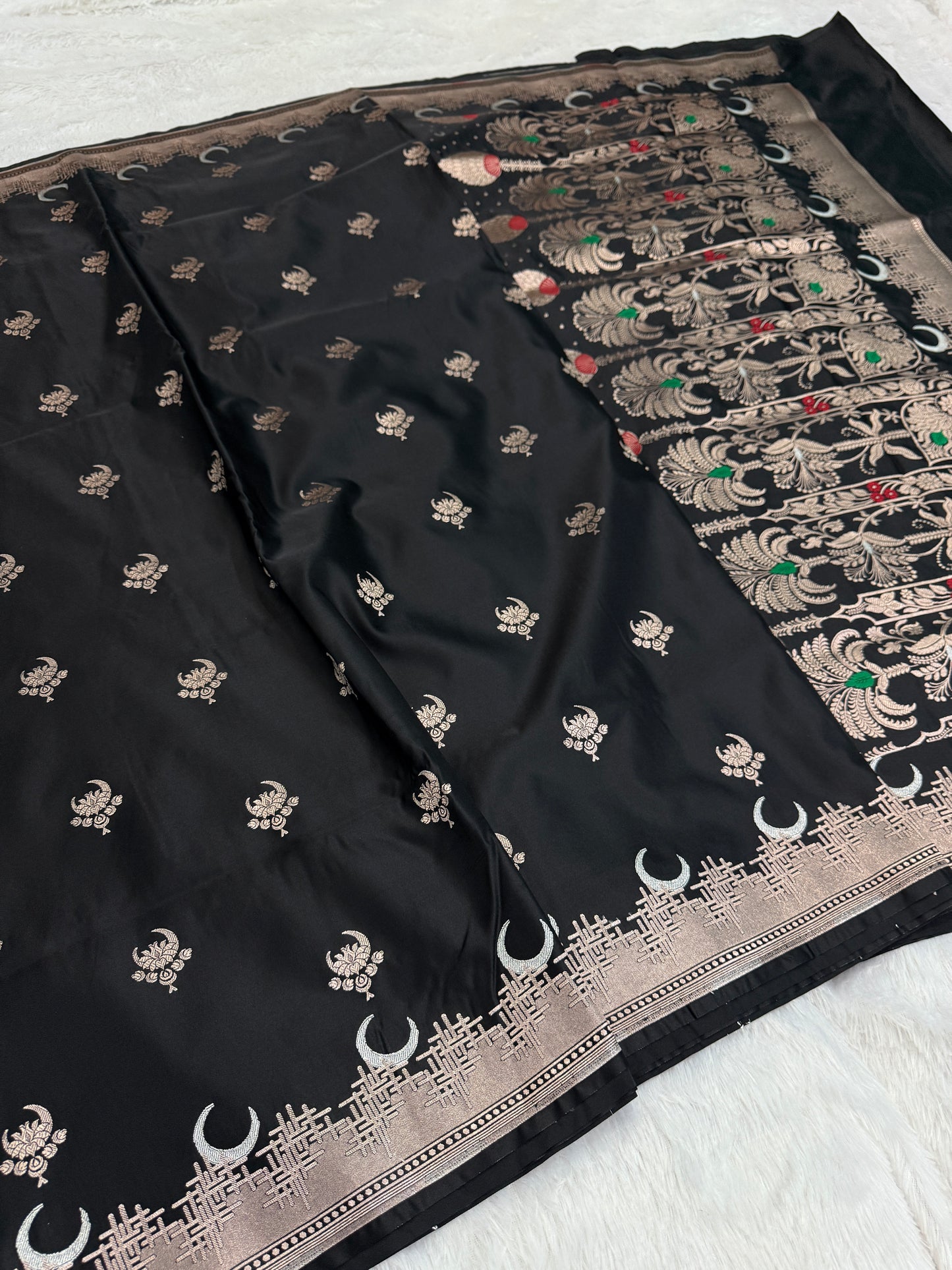 Banarasi mashru katan silk saree MK149