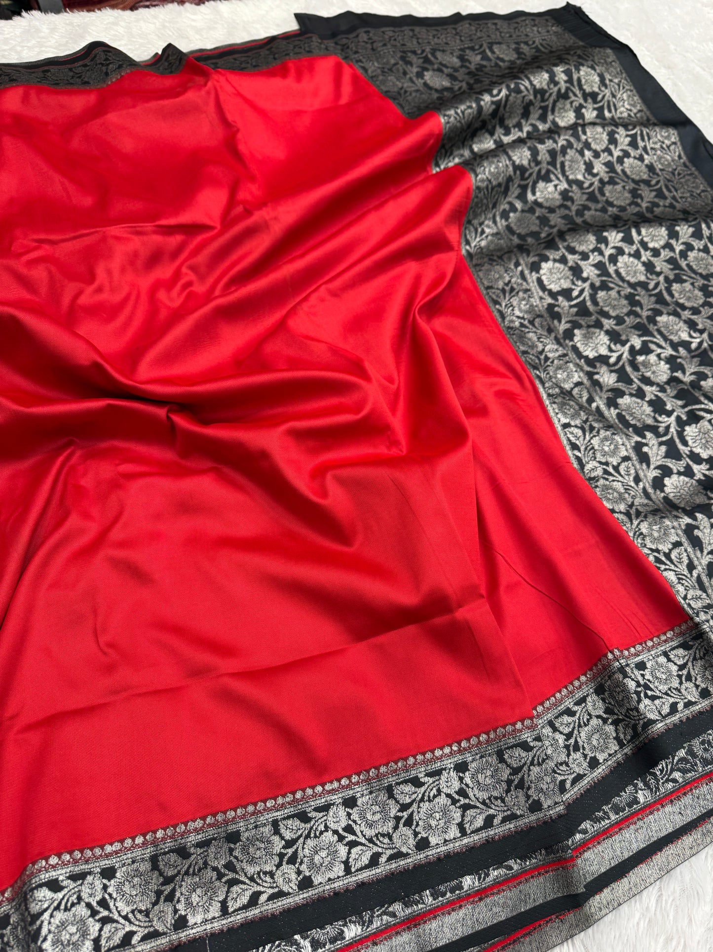 Banarasi semi katan silk saree