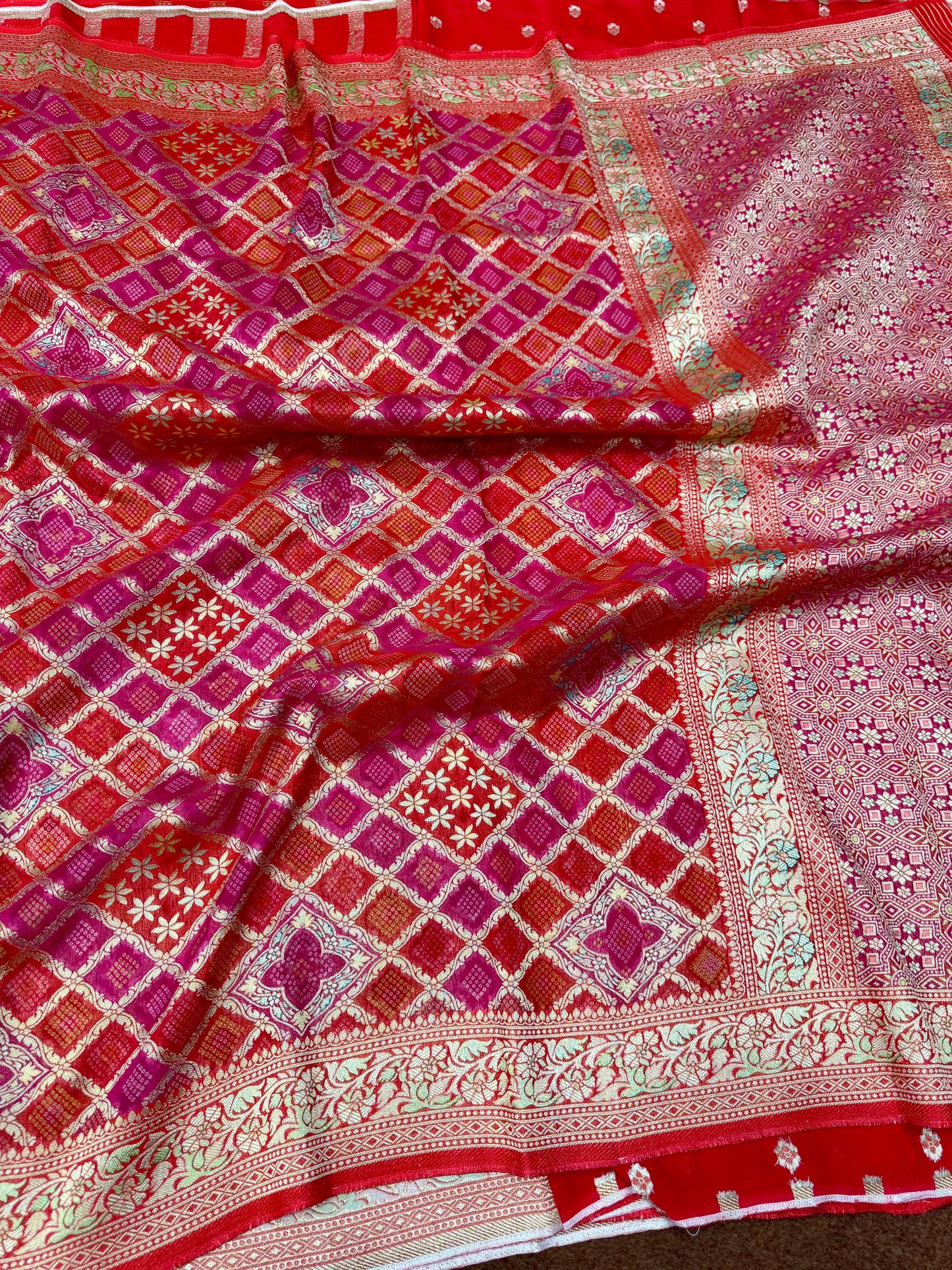 Banarasi pure georgette silk saree BG101