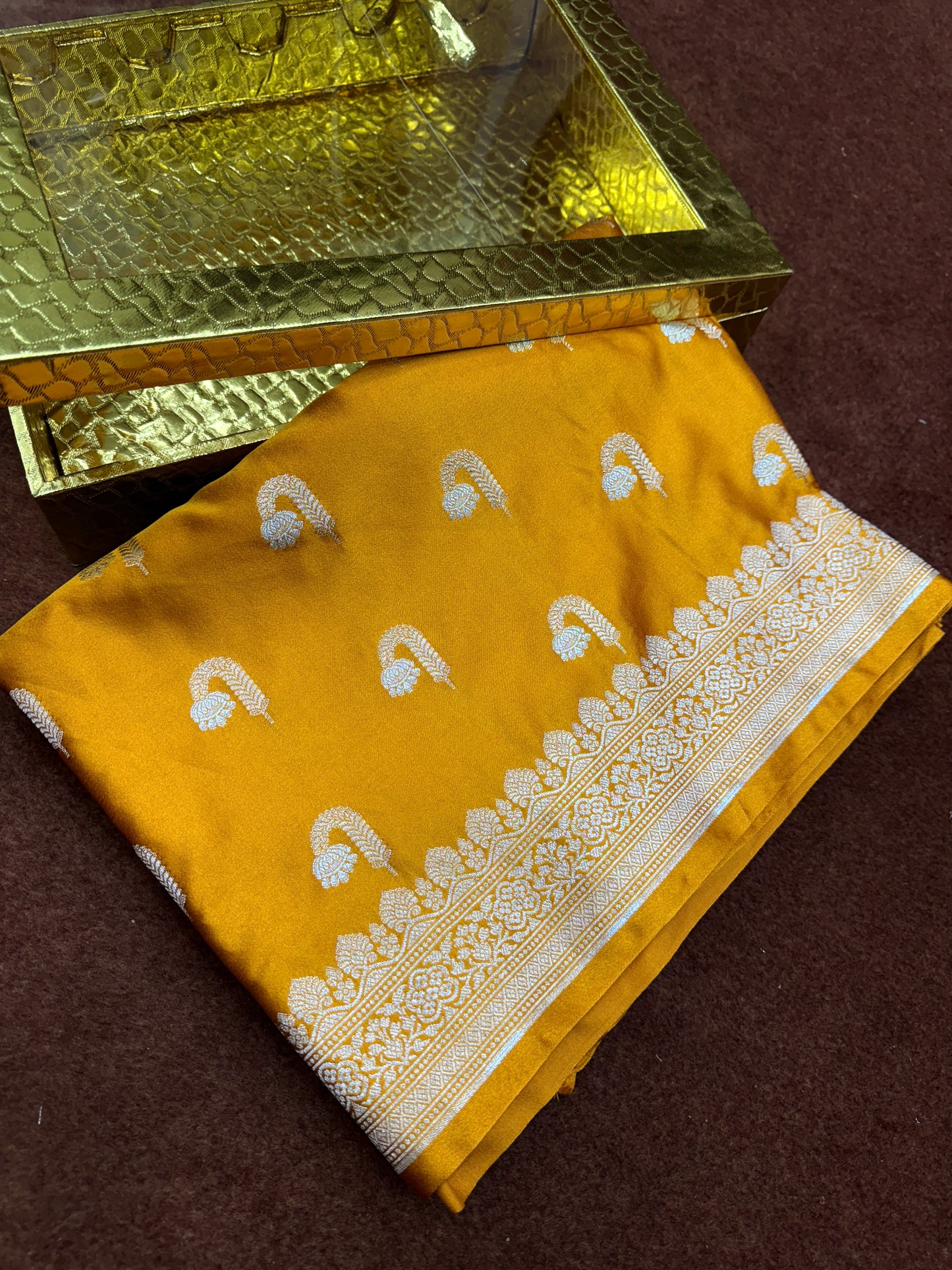 Banarasi Mashru katan silk saree MK155