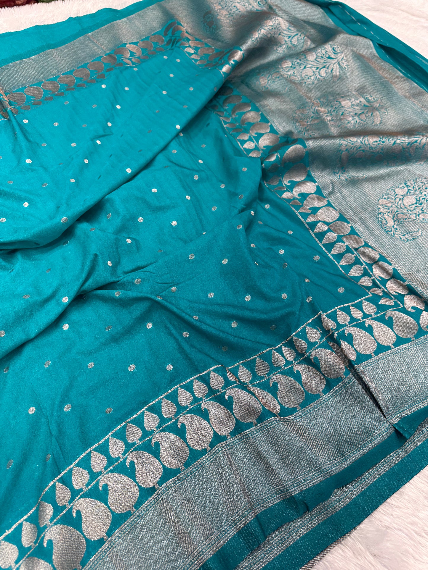 Banarasi georgette silk saree