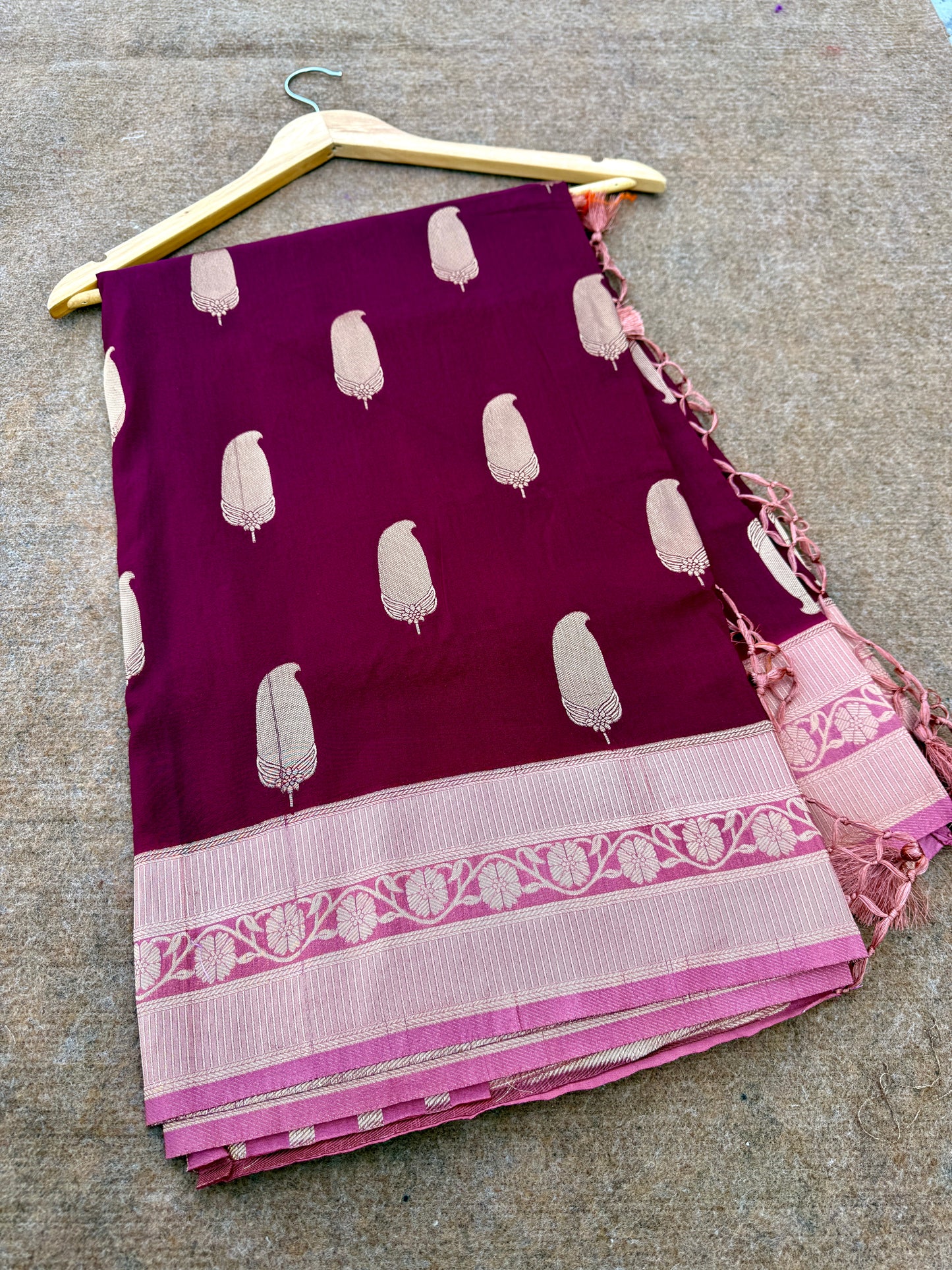 Banarasi Crep georgette silk saree CR112