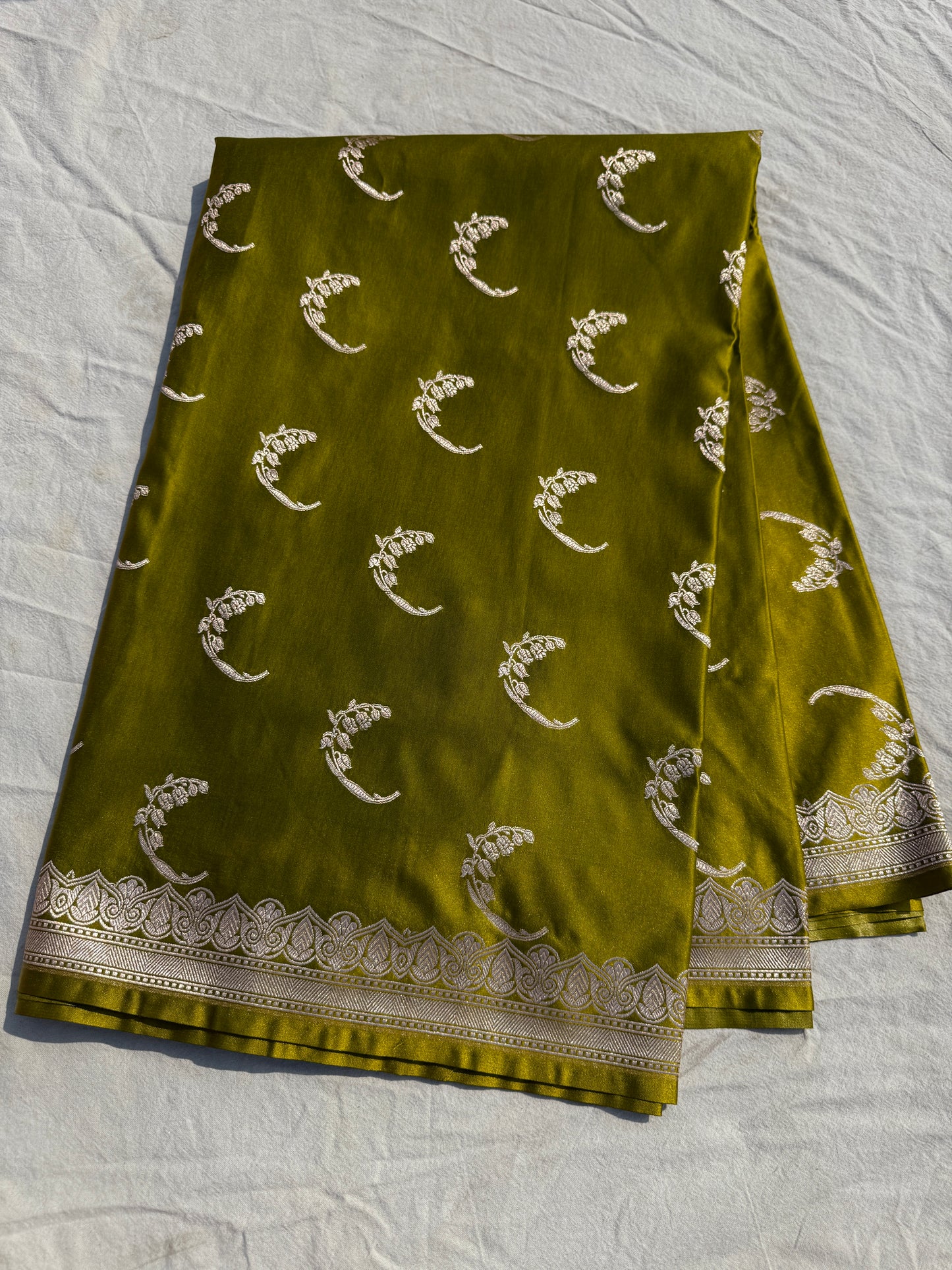 Banarasi mashru katan silk saree MK135