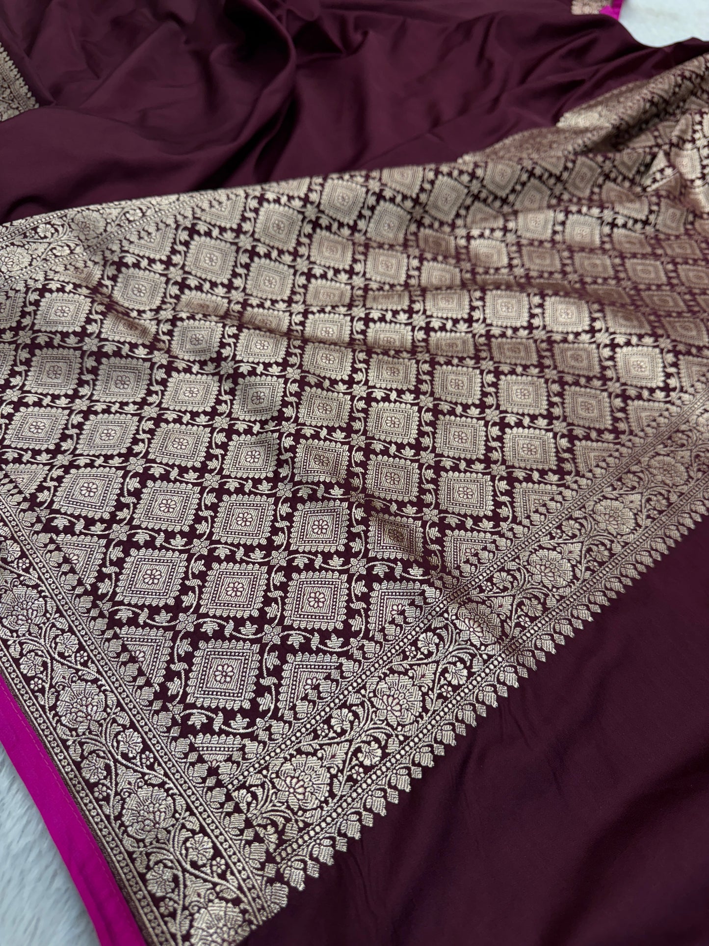 Premium Banarasi Mashru katan silk saree MK185
