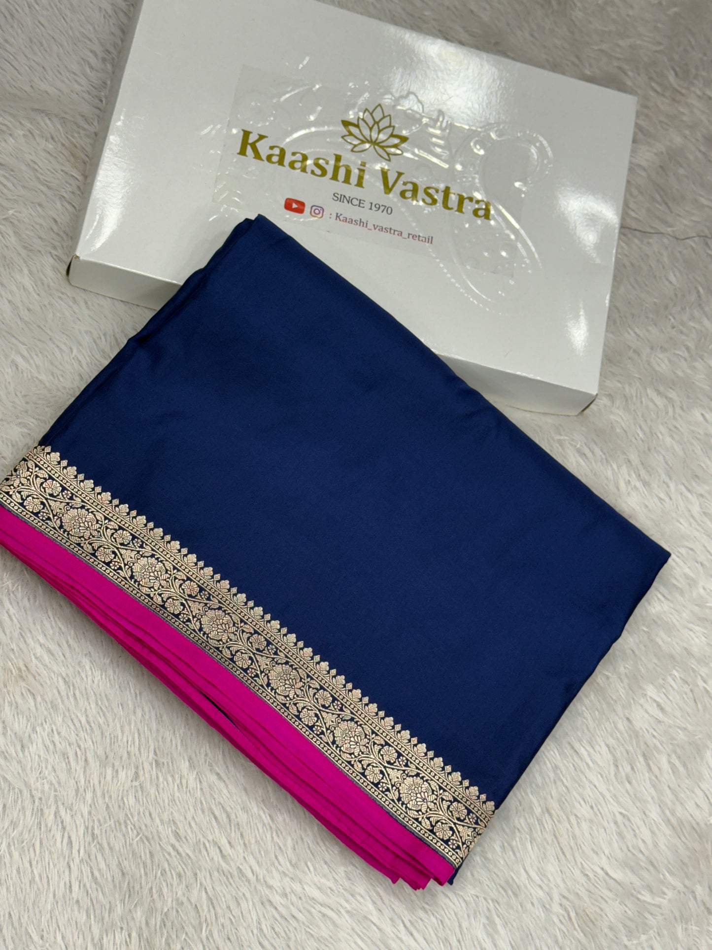 Premium Banarasi Mashru katan silk saree MK185