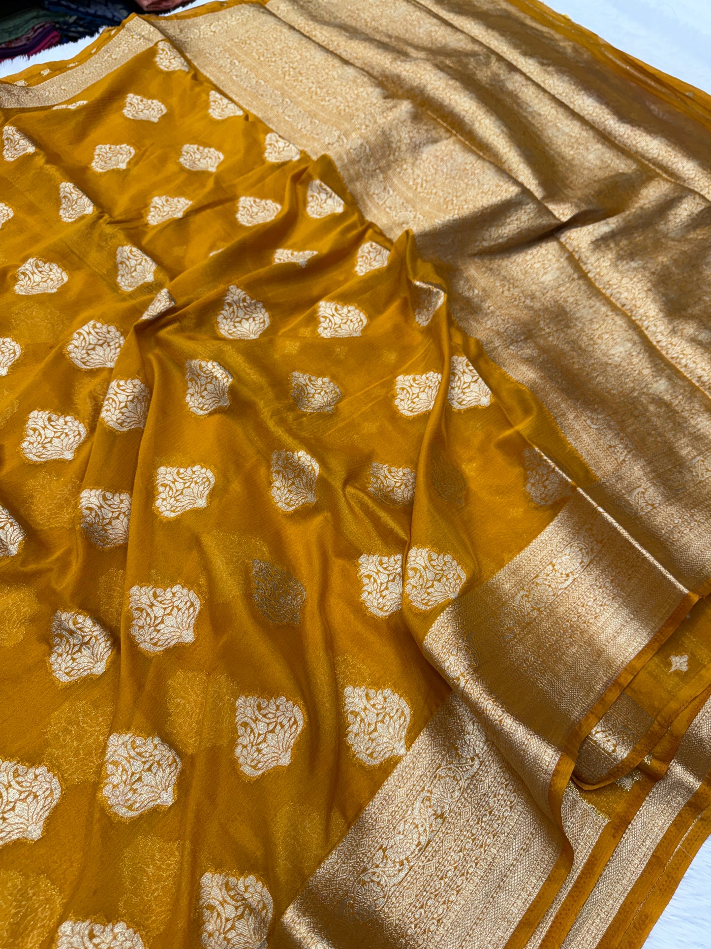 Banarasi georgette silk saree