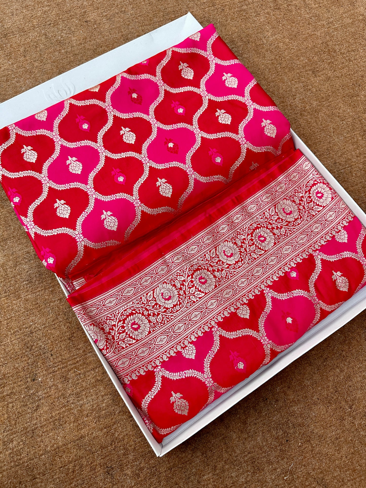 Banarasi mashru katan silk saree. MK106