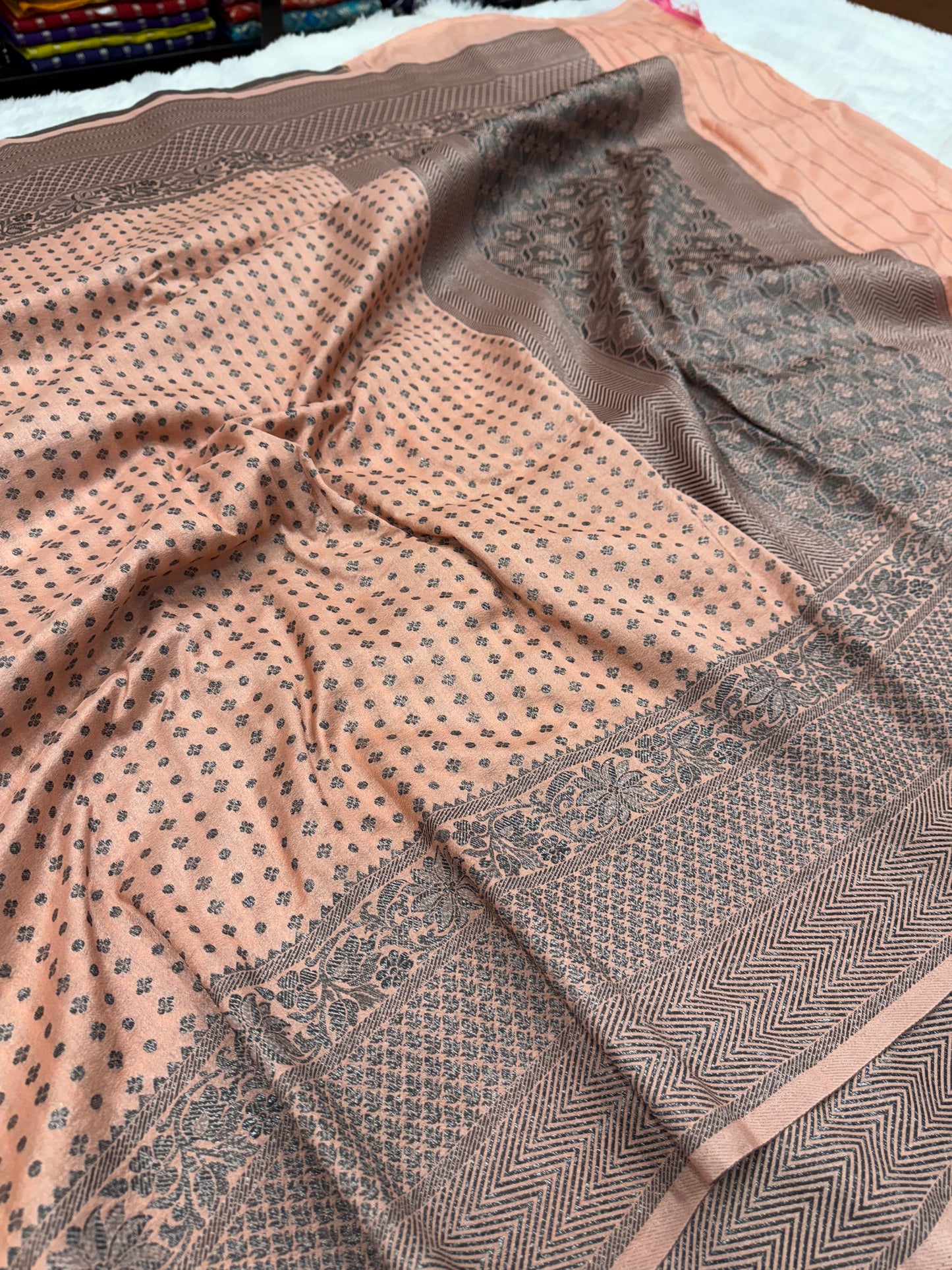 Banarasi georgette silk saree