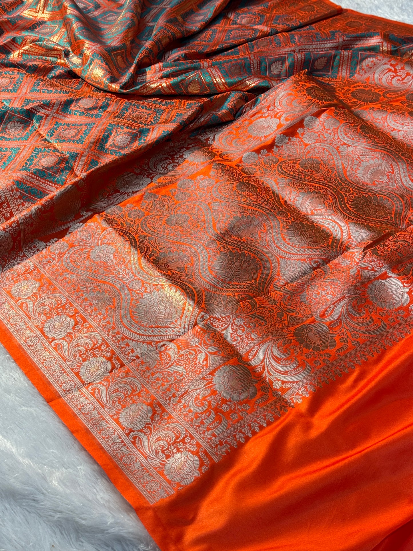 Premium Banarasi Mashru katan silk saree MKMK209