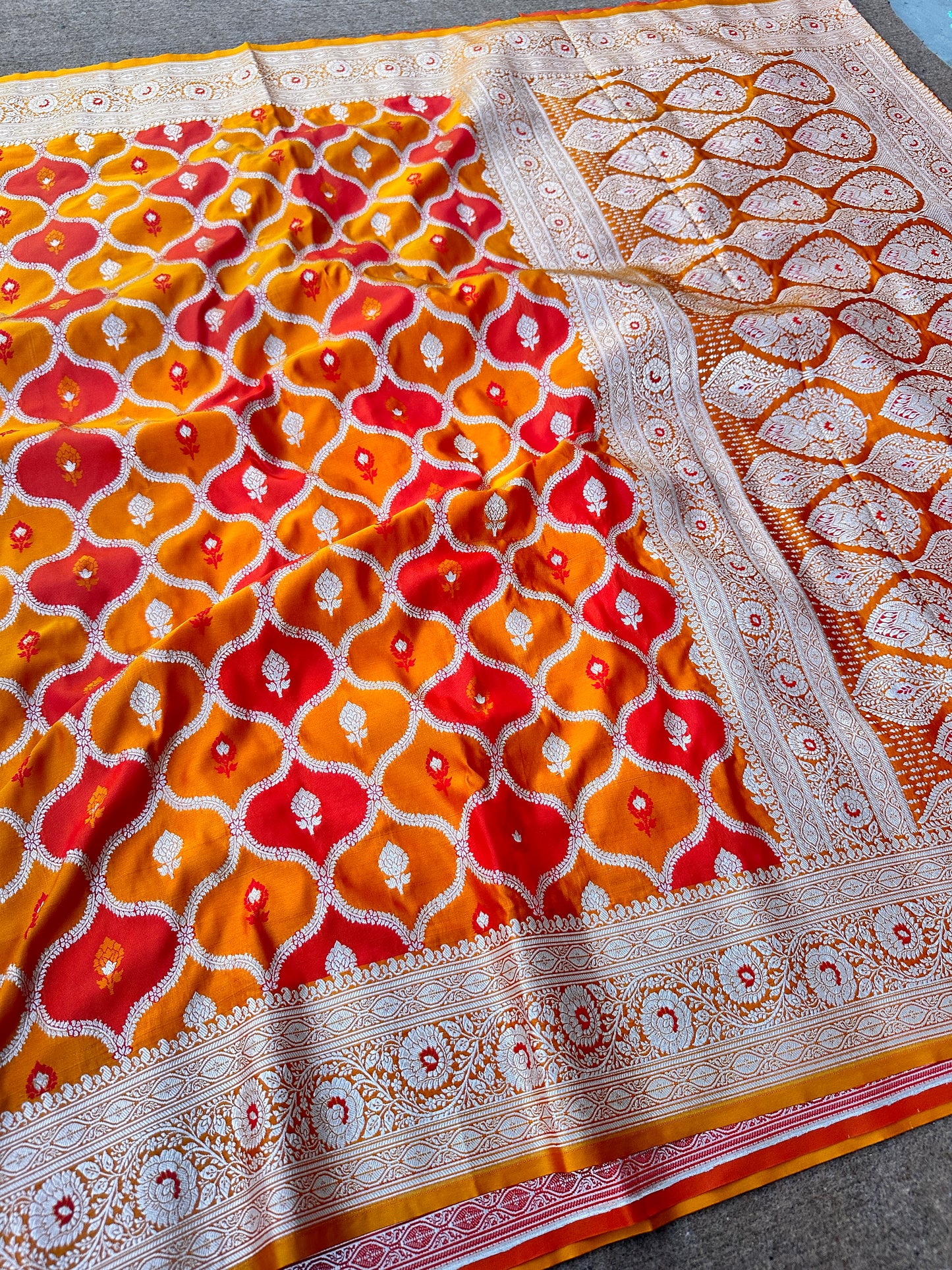 Banarasi mashru katan silk saree. MK106