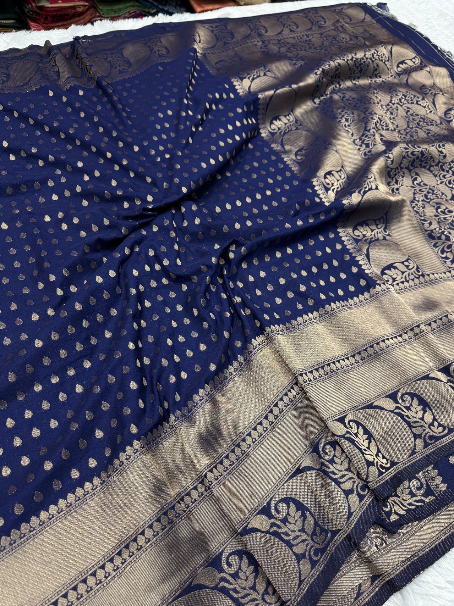 Banarasi georgette silk saree