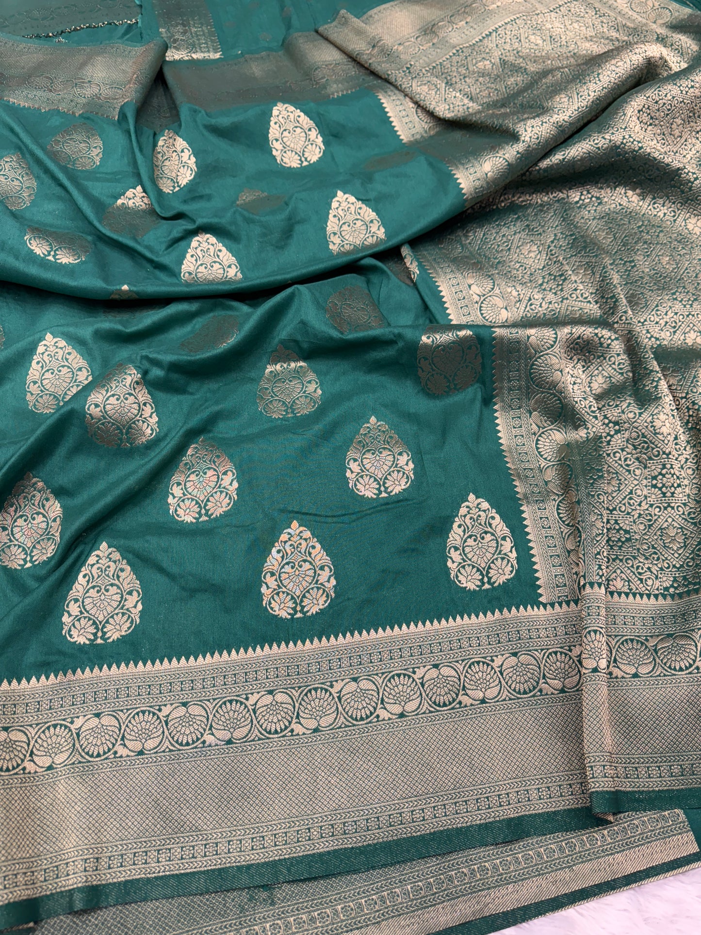 Banarasi georgette silk saree