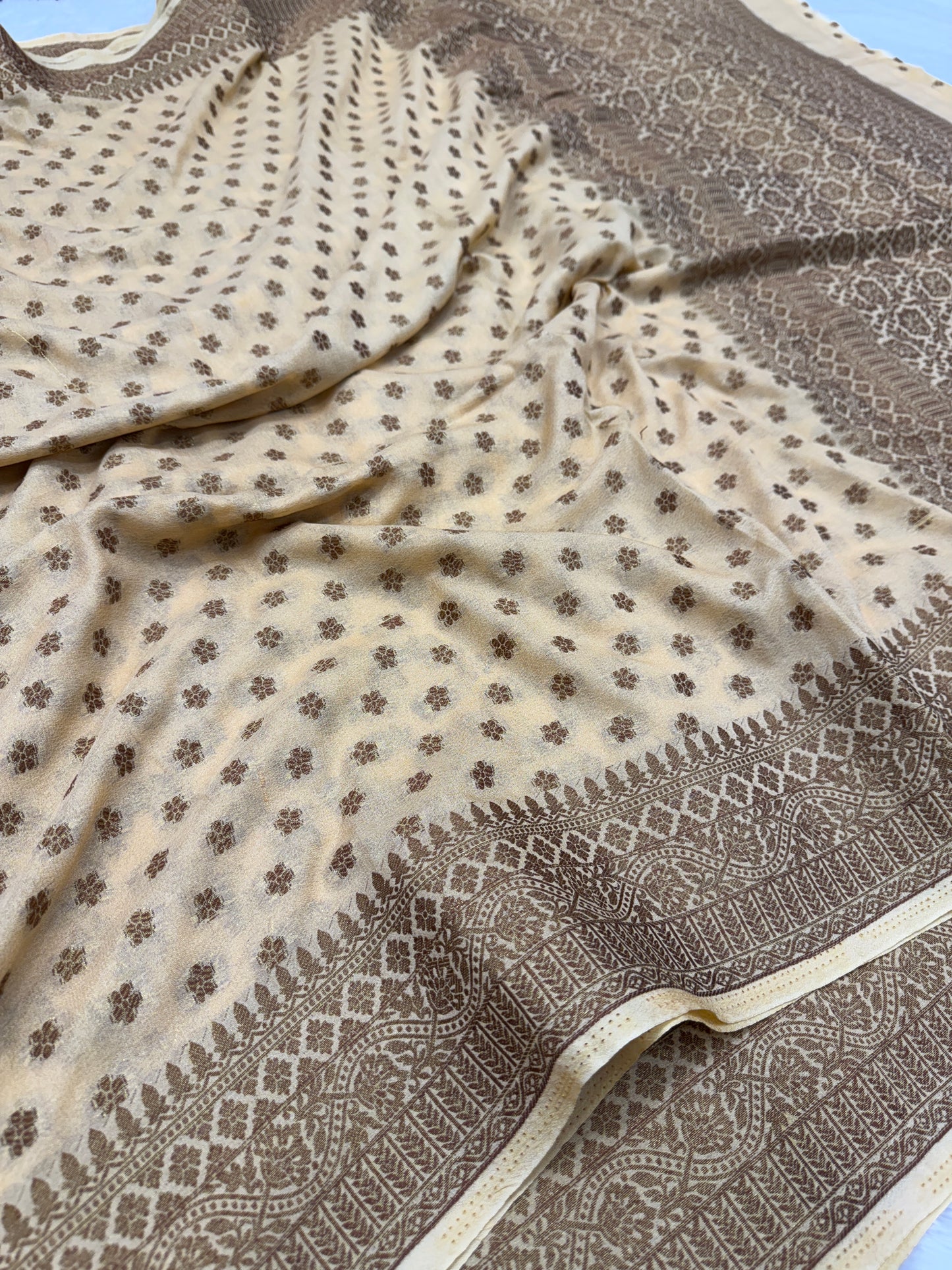 Banarasi georgette silk saree
