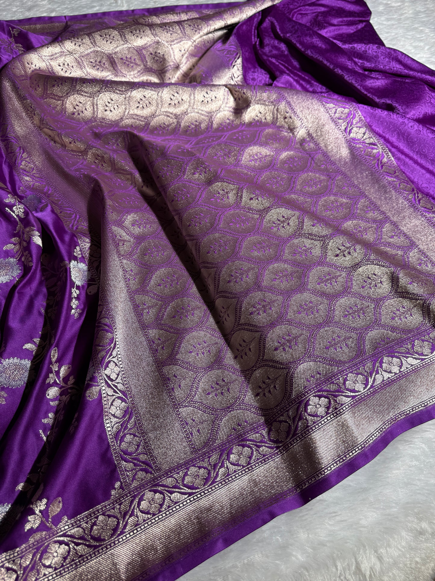 Premium Banarasi Mashru katan silk saree MK174