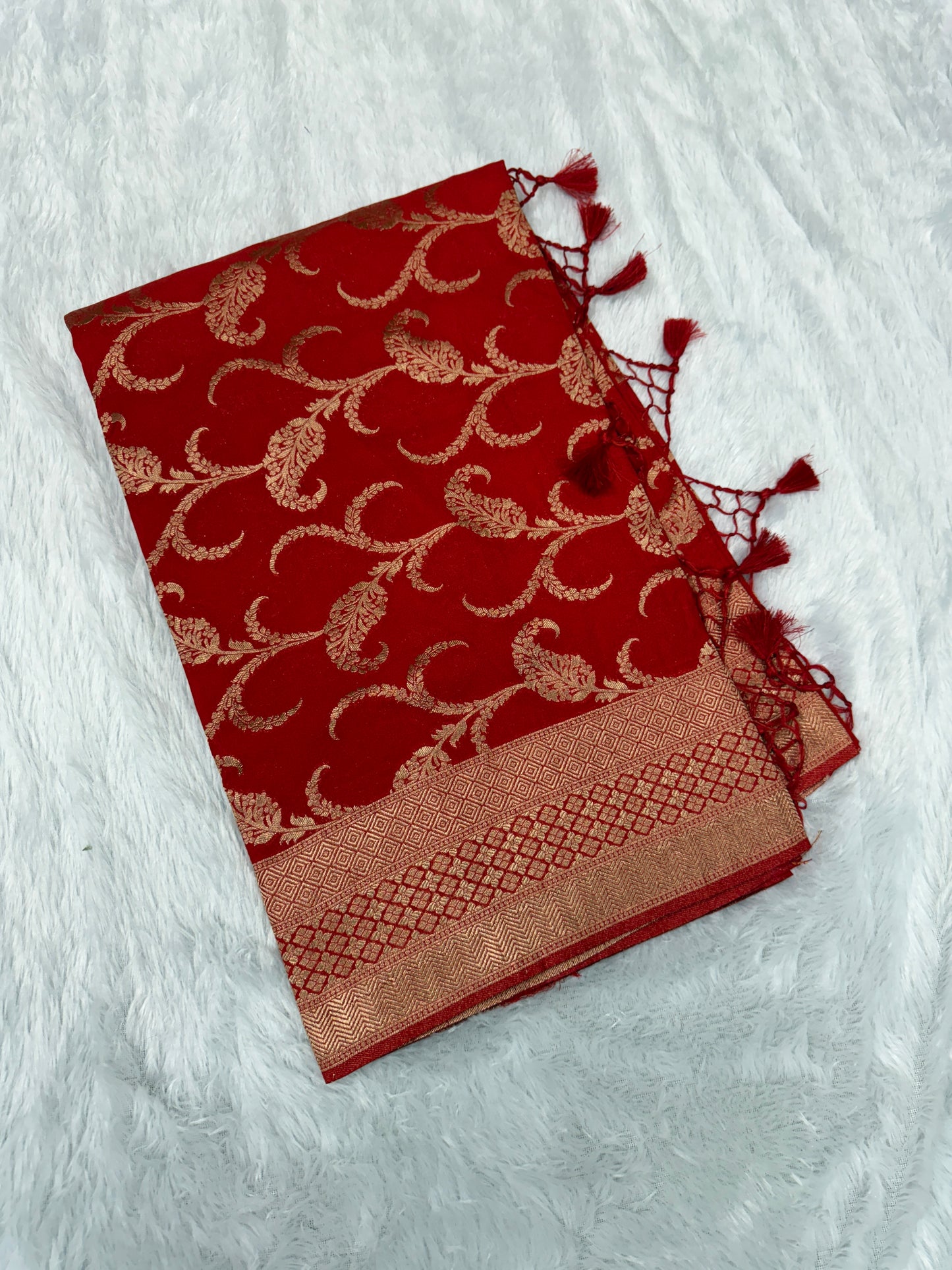 Banarasi Crep georgette silk saree CR113