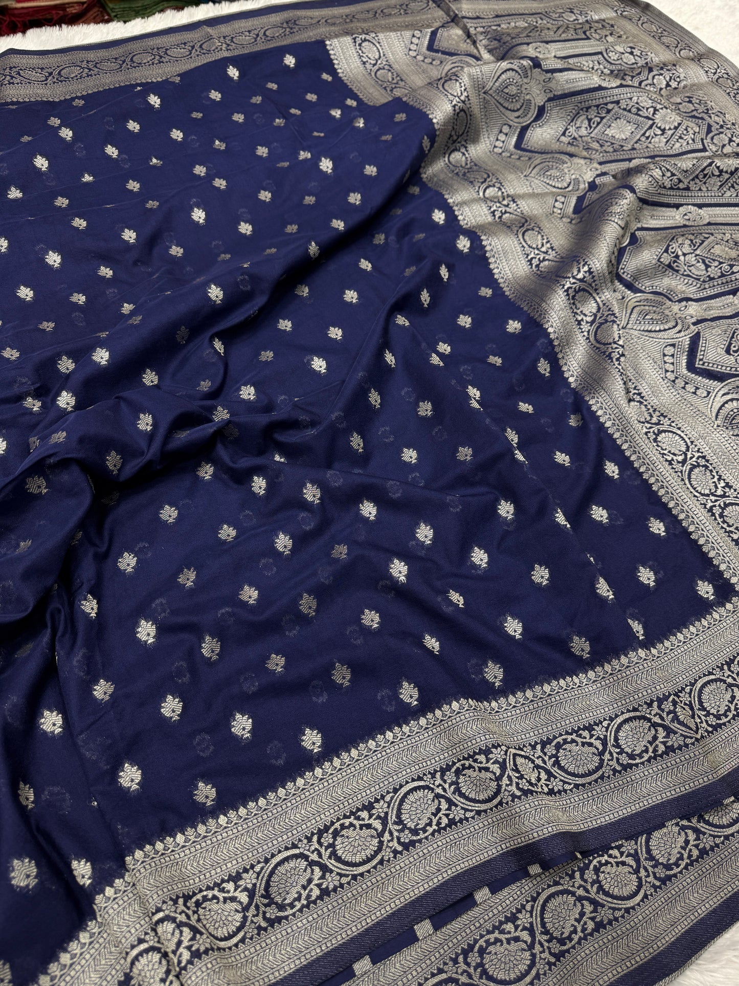 Banarasi soft georgette silk saree