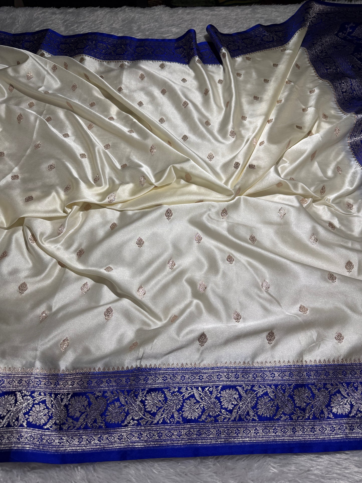 Premium Banarasi Mashru katan silk saree MK182