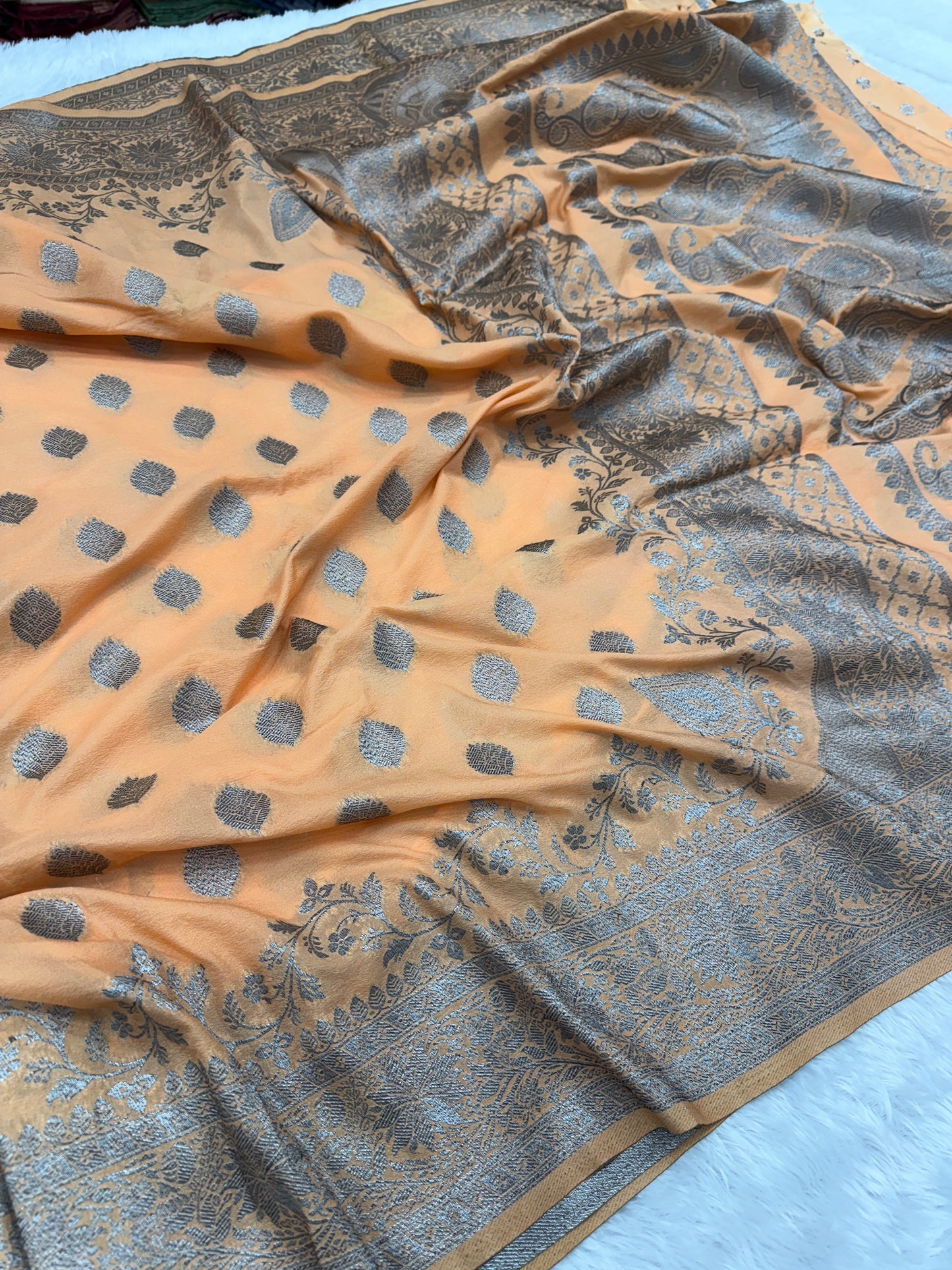 Banarasi georgette silk saree