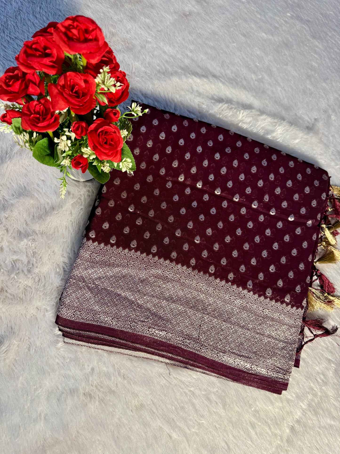 Banarasi pure viscos georgette VG101