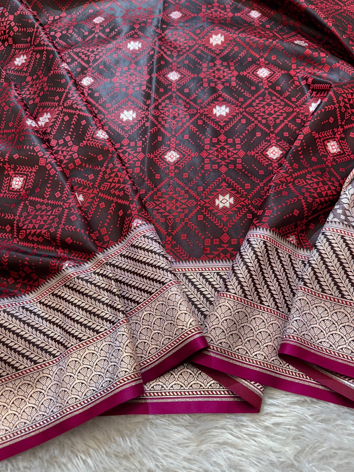 Premium Banarasi tanchui Mashru katan silk saree MK208