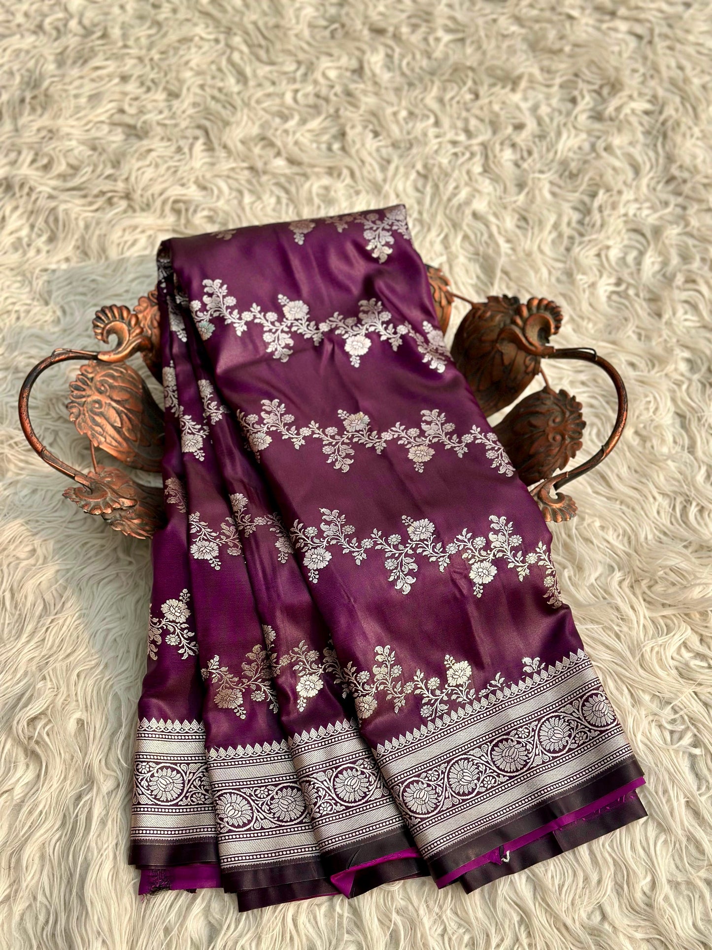 Banarasi mashru katan silk saree MK132
