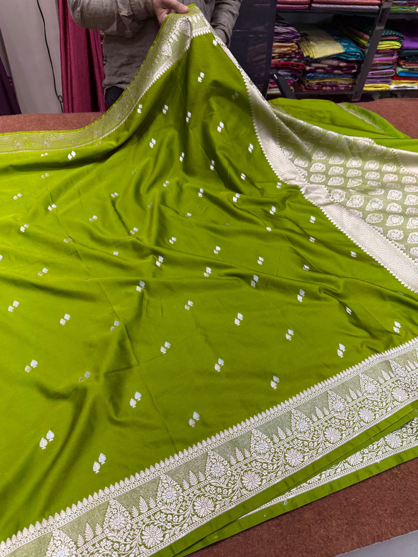 Banarasi Mashru katan silk saree MK153