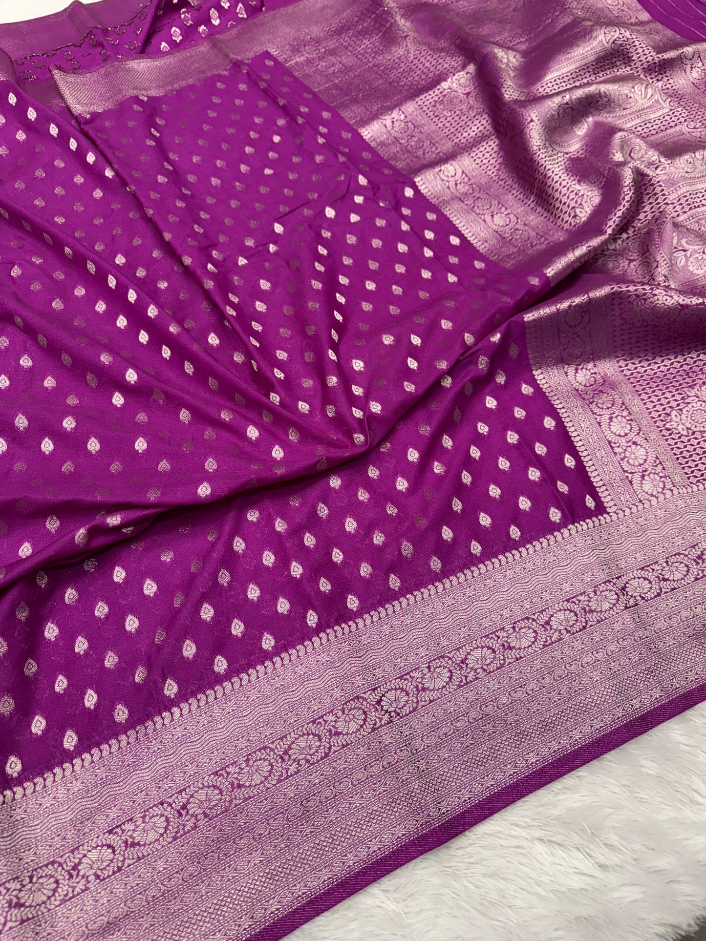Banarasi georgette silk saree