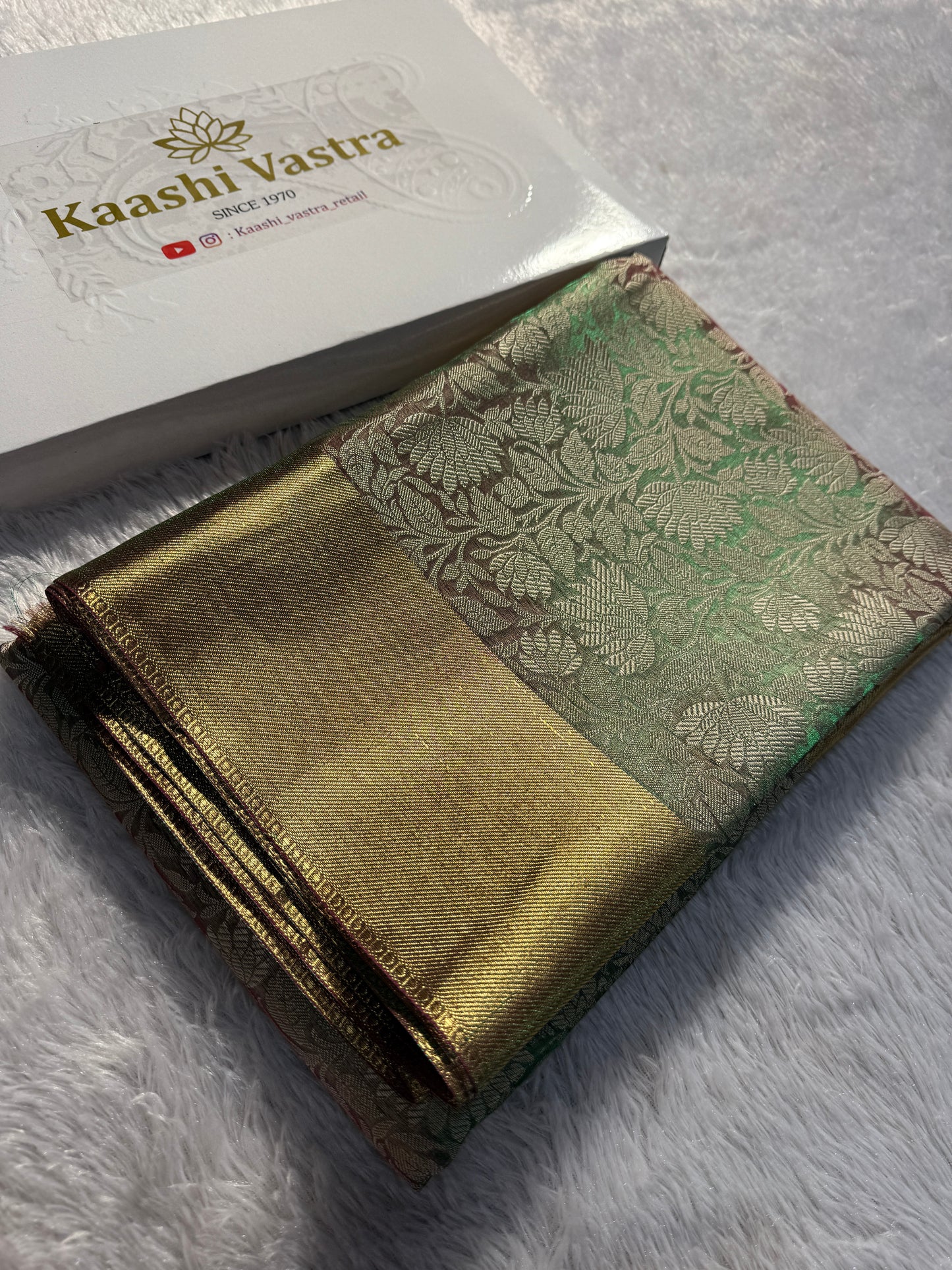 Nita Mam Inspired Kaniivaram tissue silk saree KT101