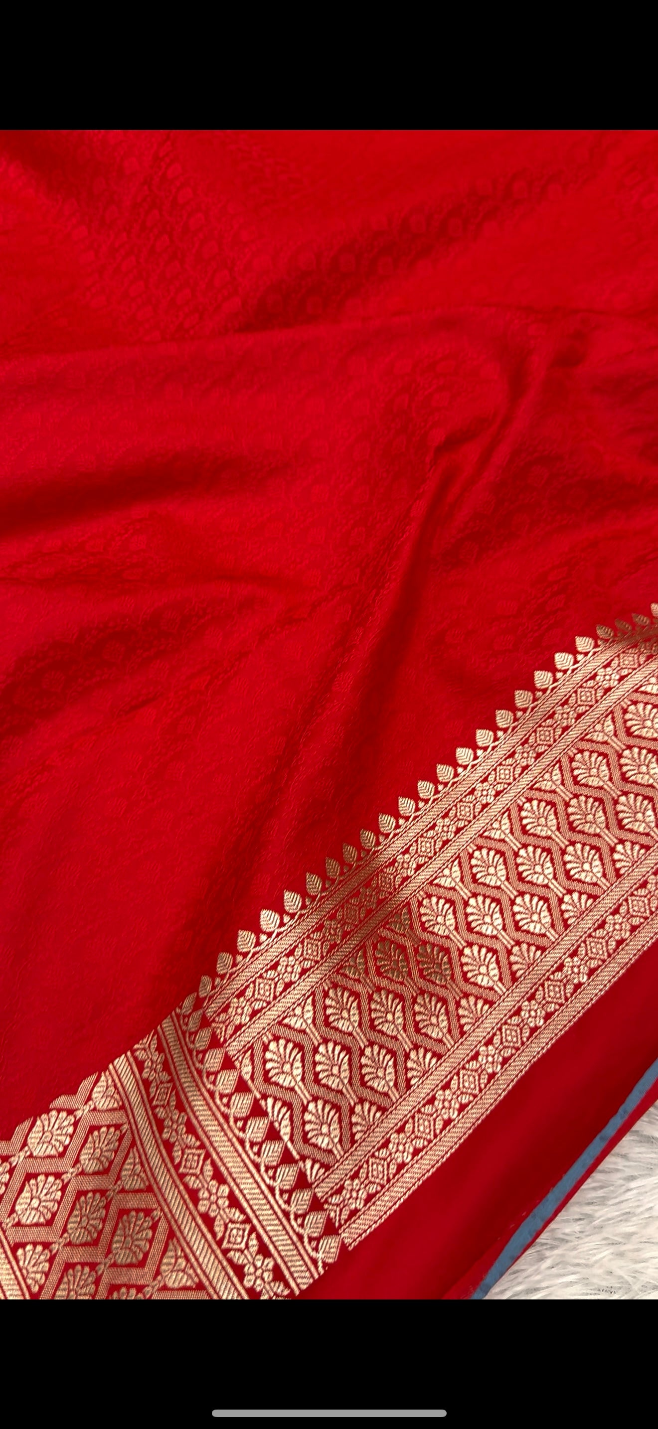 Red premium Banarasi tanchui Mashru katan silk saree MK213