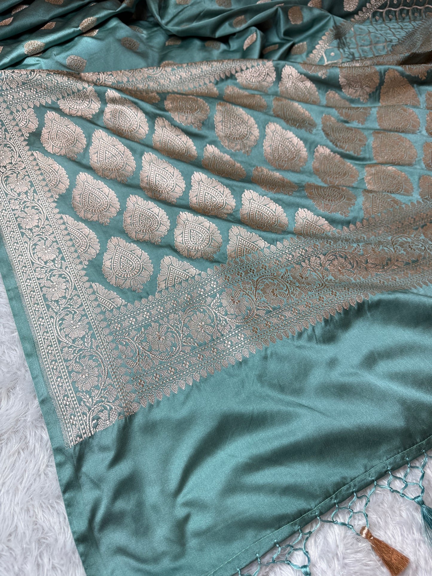 Premium Banarasi Mashru Katan silk saree MK157