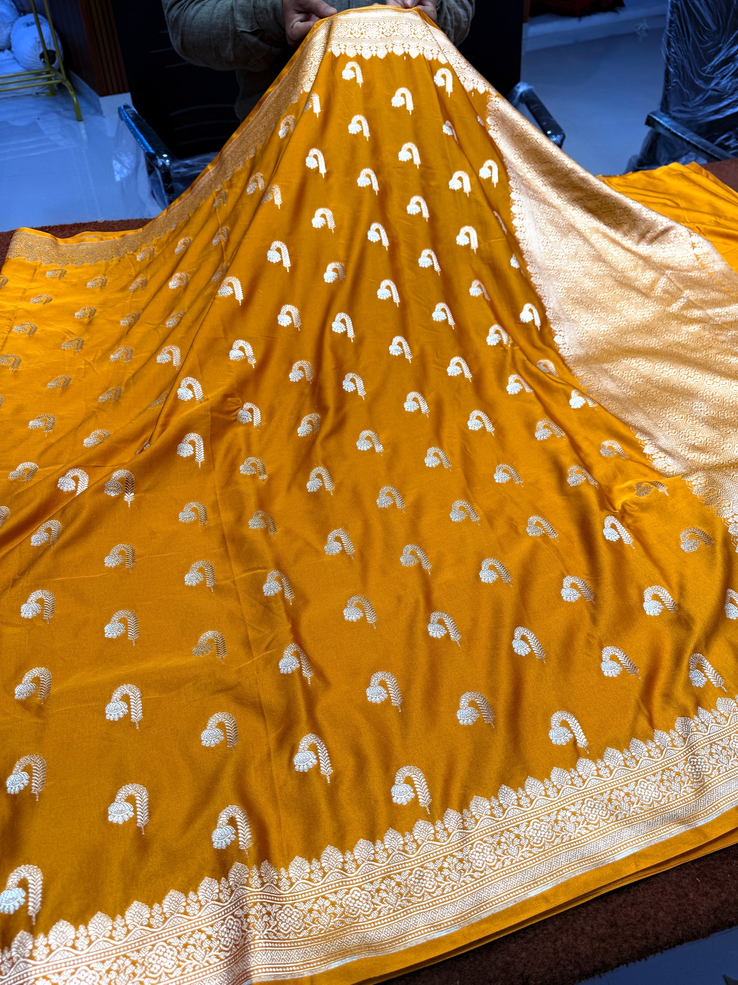 Banarasi Mashru katan silk saree MK155