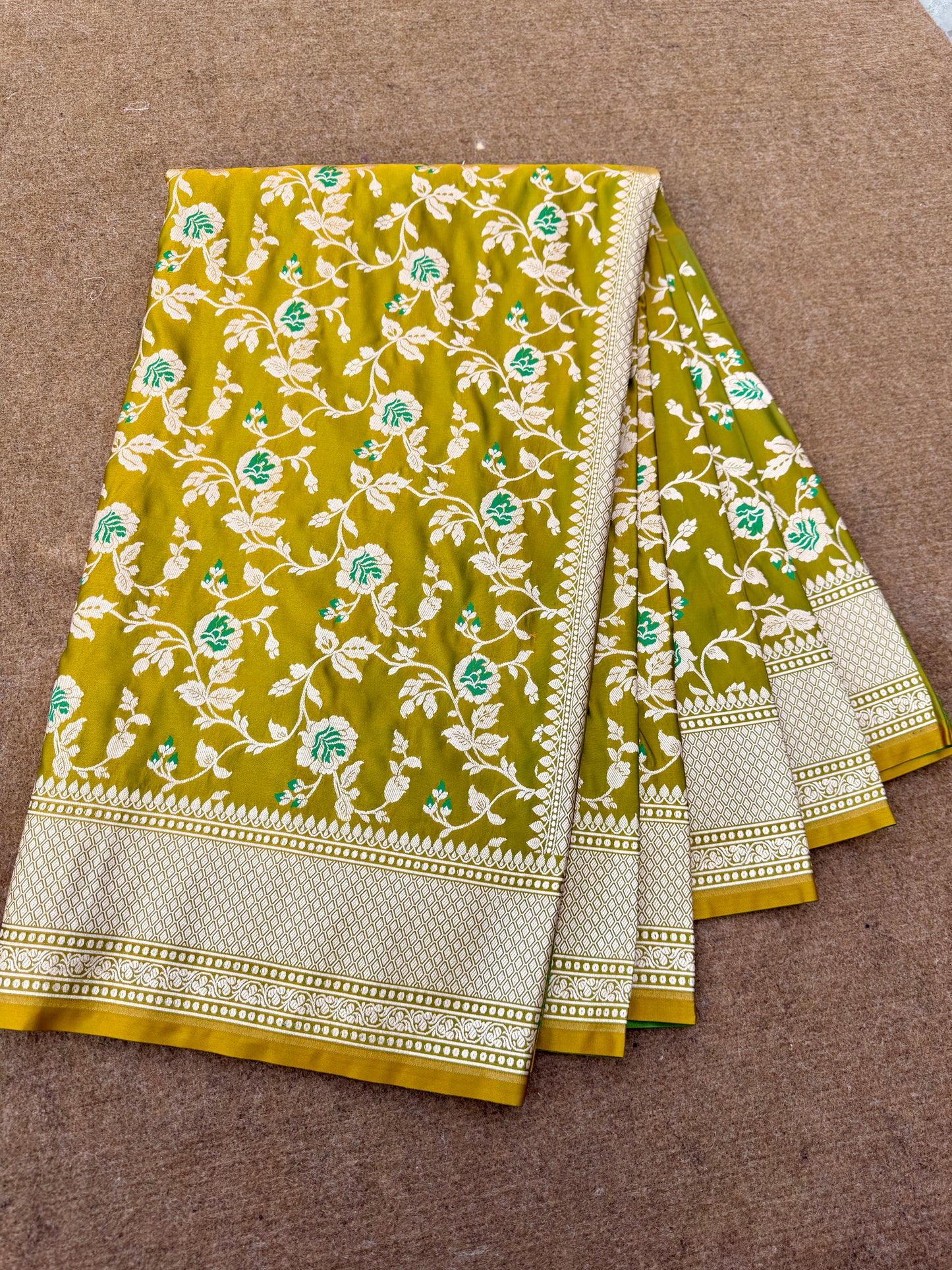 Banarasi mashru katan silk saree MK133