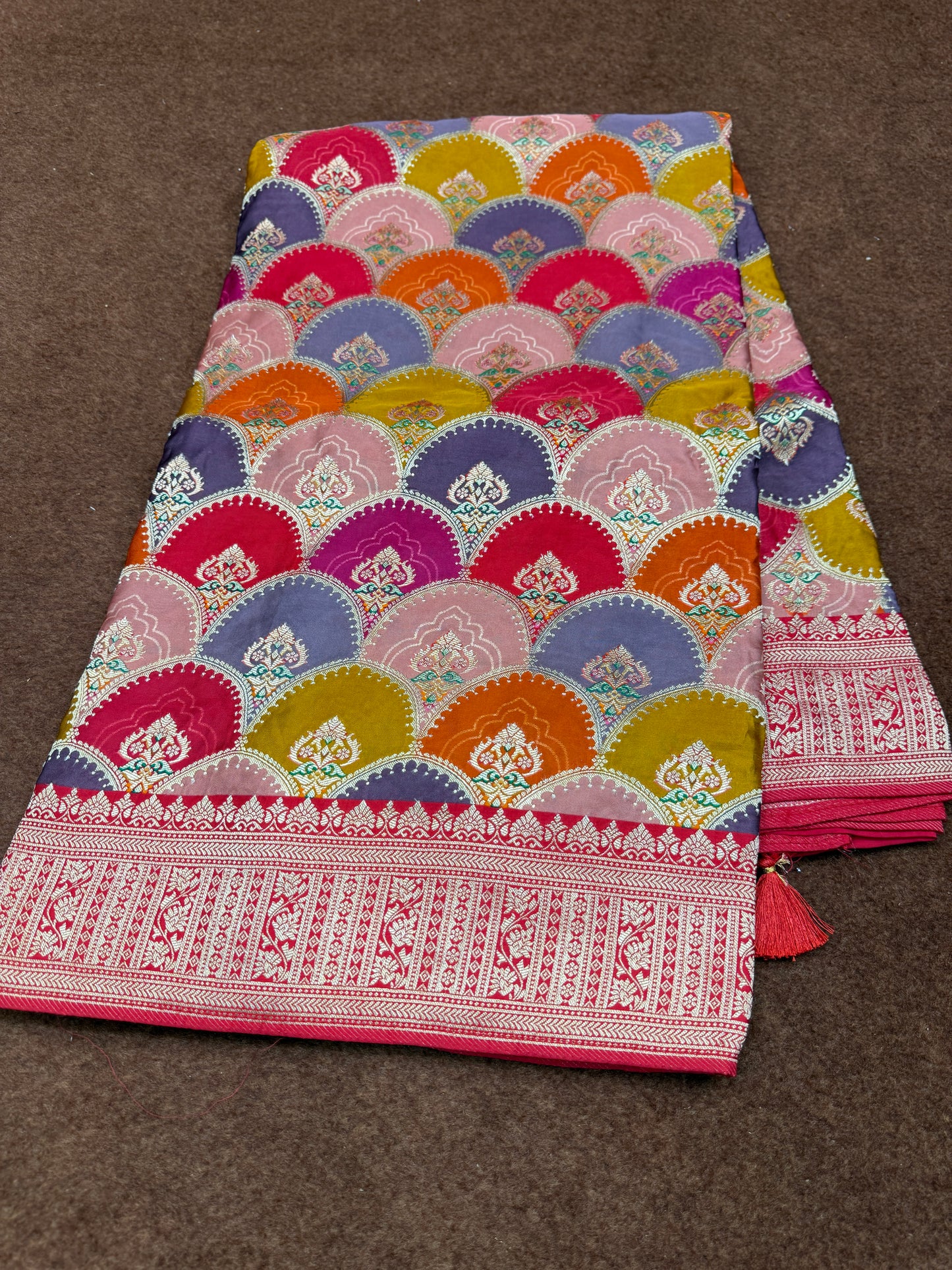 Banarasi pashmina silk saree PM101