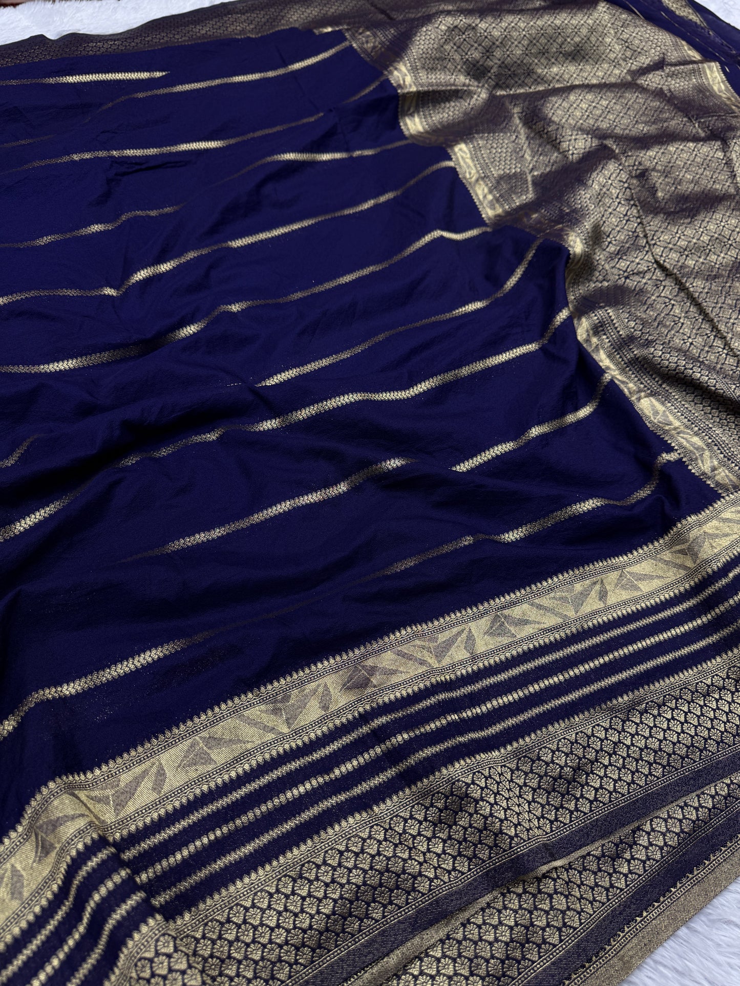 Banarasi soft georgette silk saree