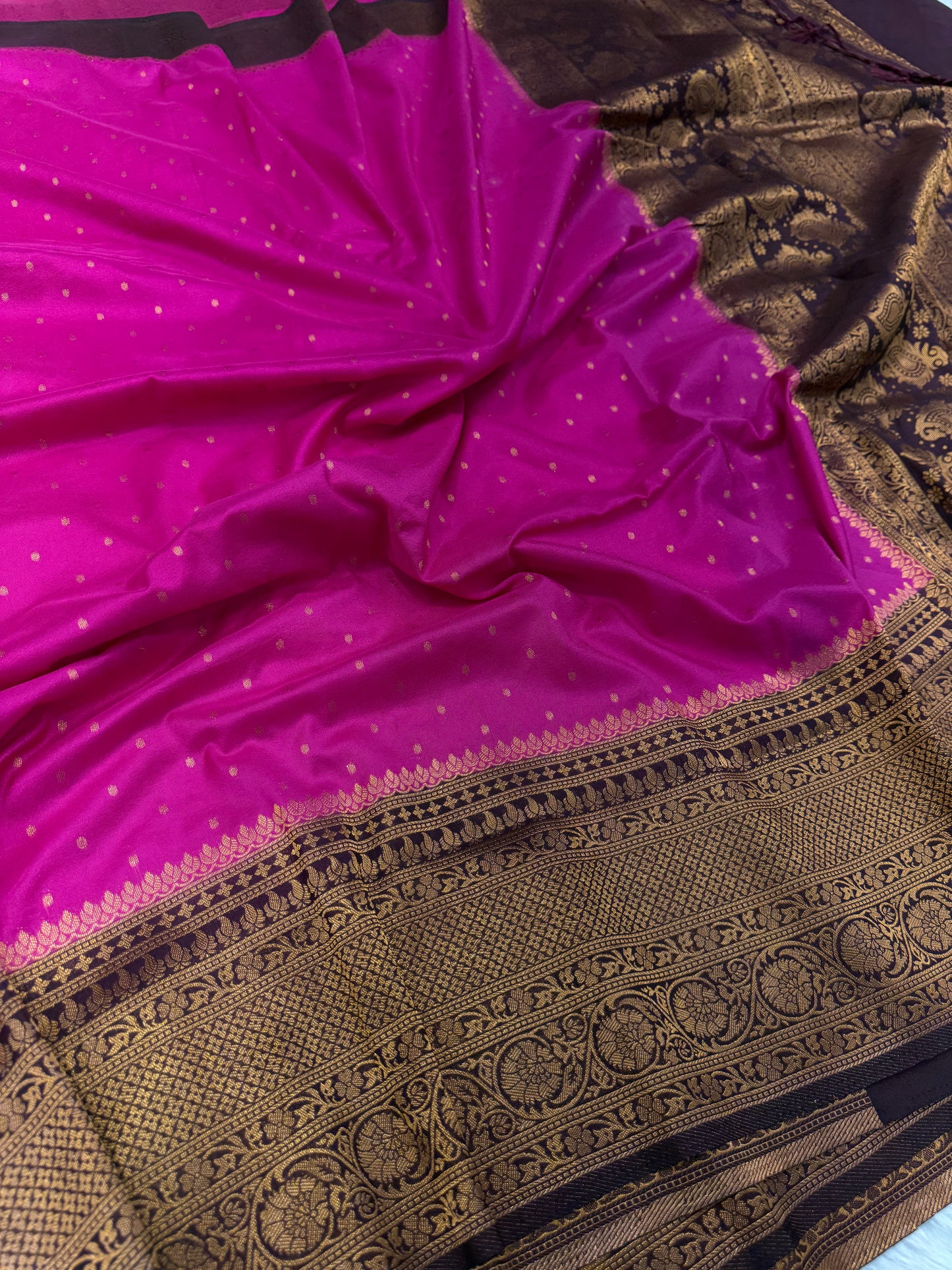 Banarasi georgette silk saree